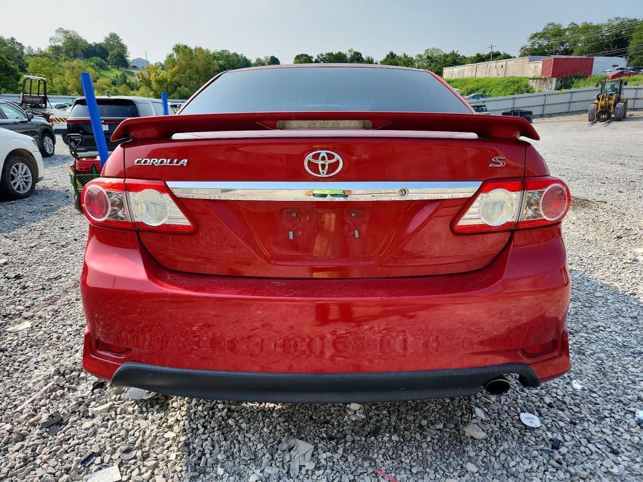 2012 Toyota Corolla S Red vin: 5YFBU4EE2CP036632