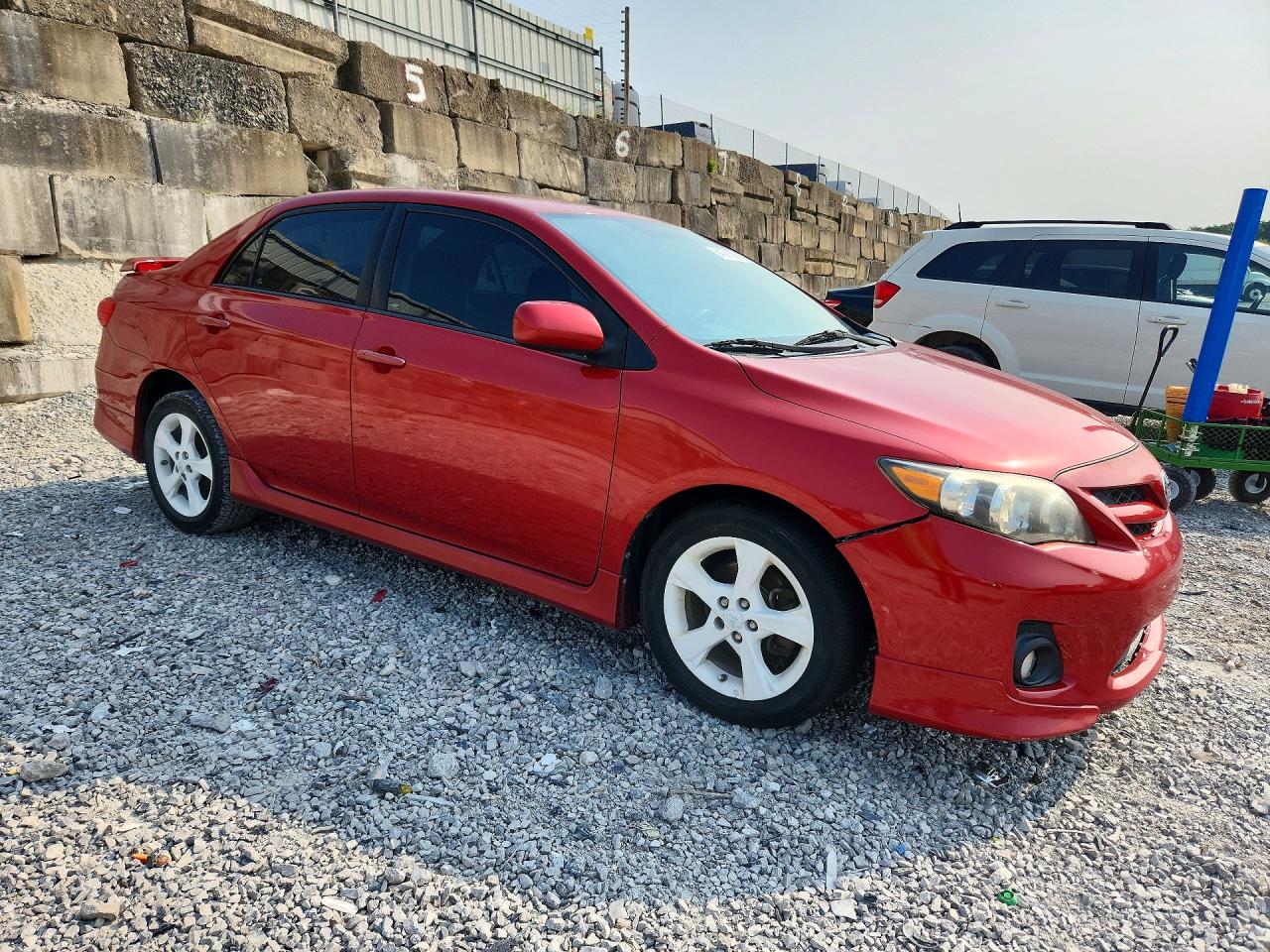 2012 Toyota Corolla S Red vin: 5YFBU4EE2CP036632