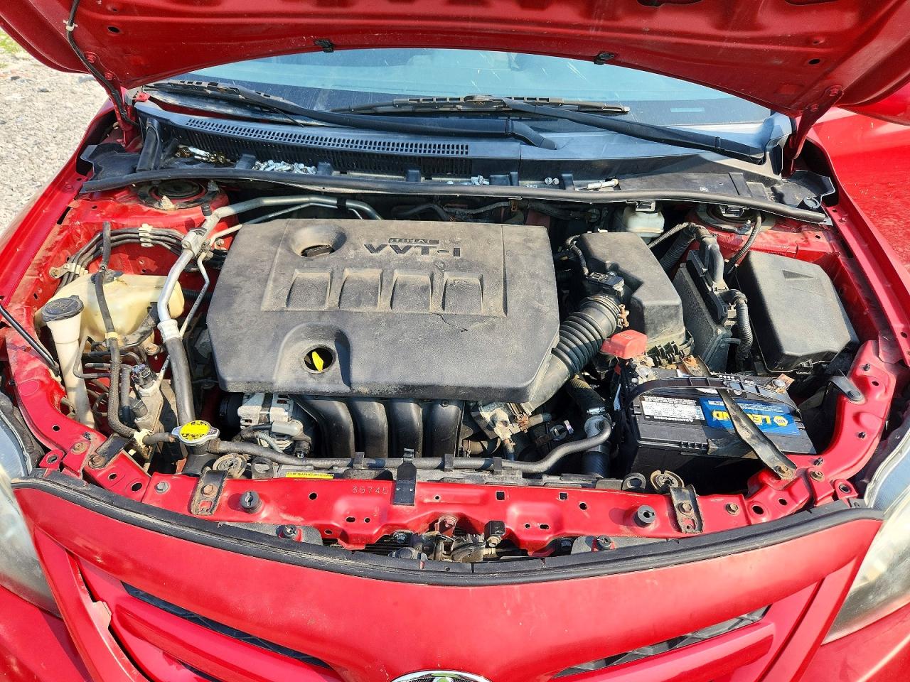 2012 Toyota Corolla S Red vin: 5YFBU4EE2CP036632