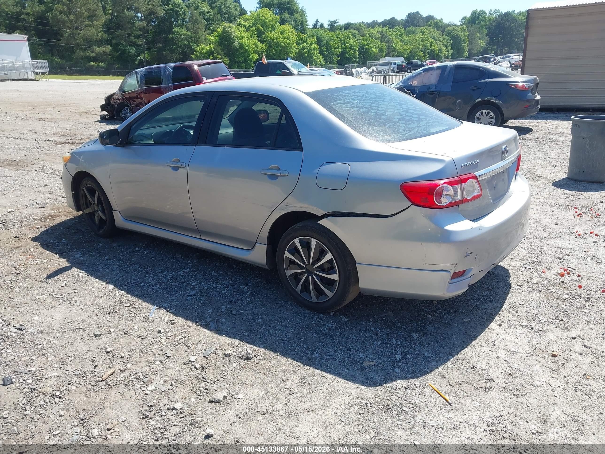 2012 Toyota Corolla S Silver vin: 5YFBU4EE2CP039546
