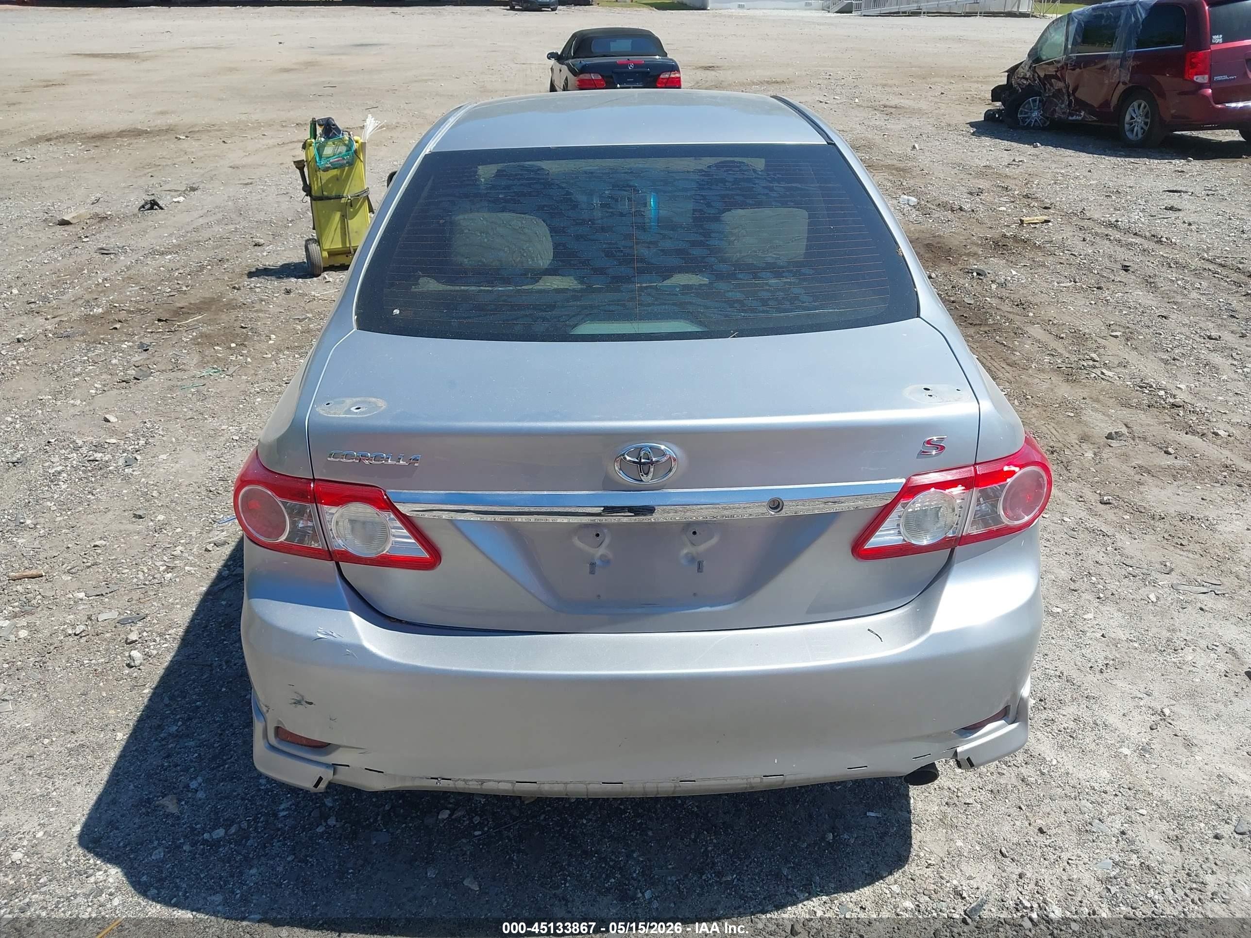 2012 Toyota Corolla S Silver vin: 5YFBU4EE2CP039546