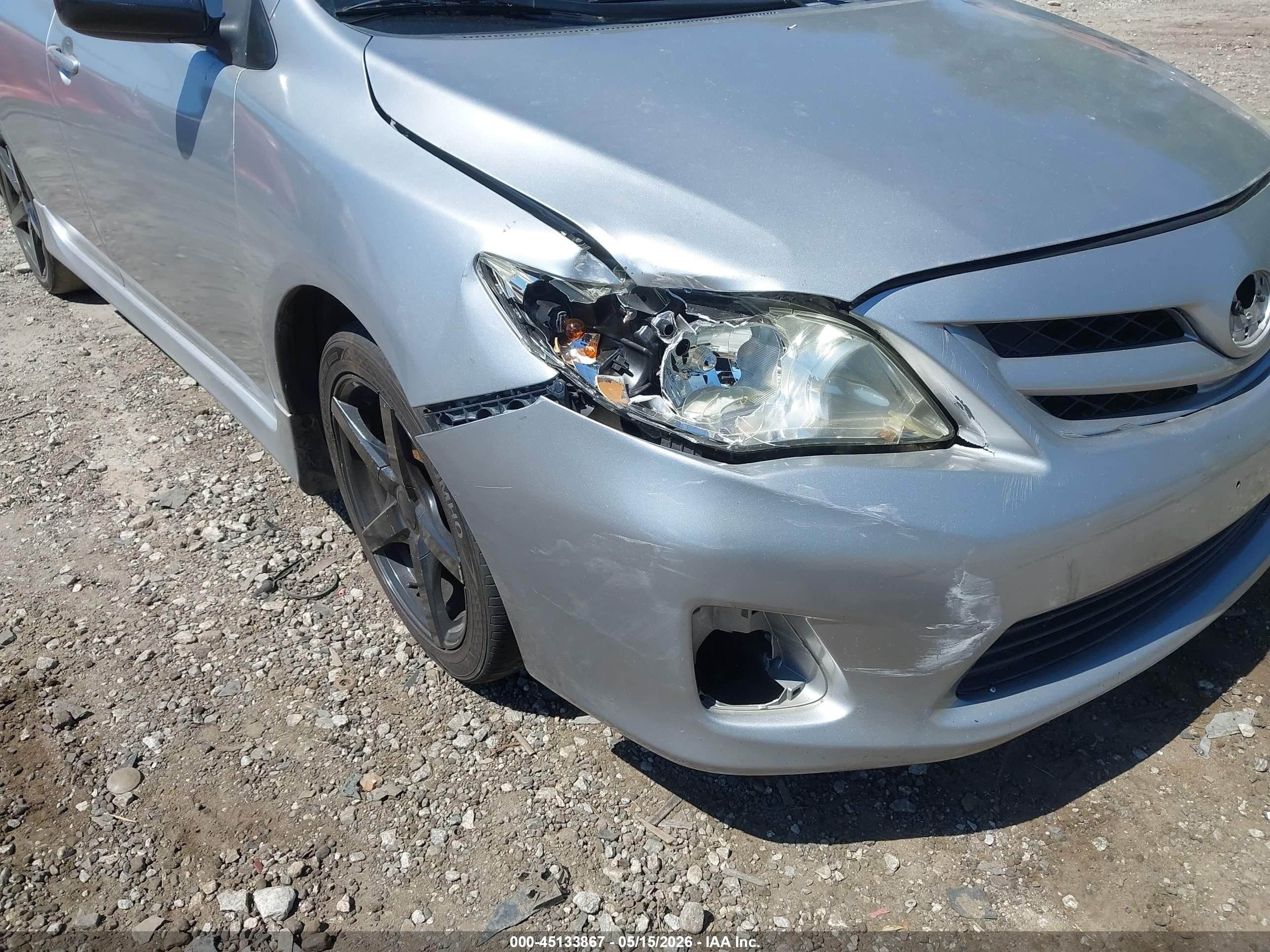 2012 Toyota Corolla S Silver vin: 5YFBU4EE2CP039546