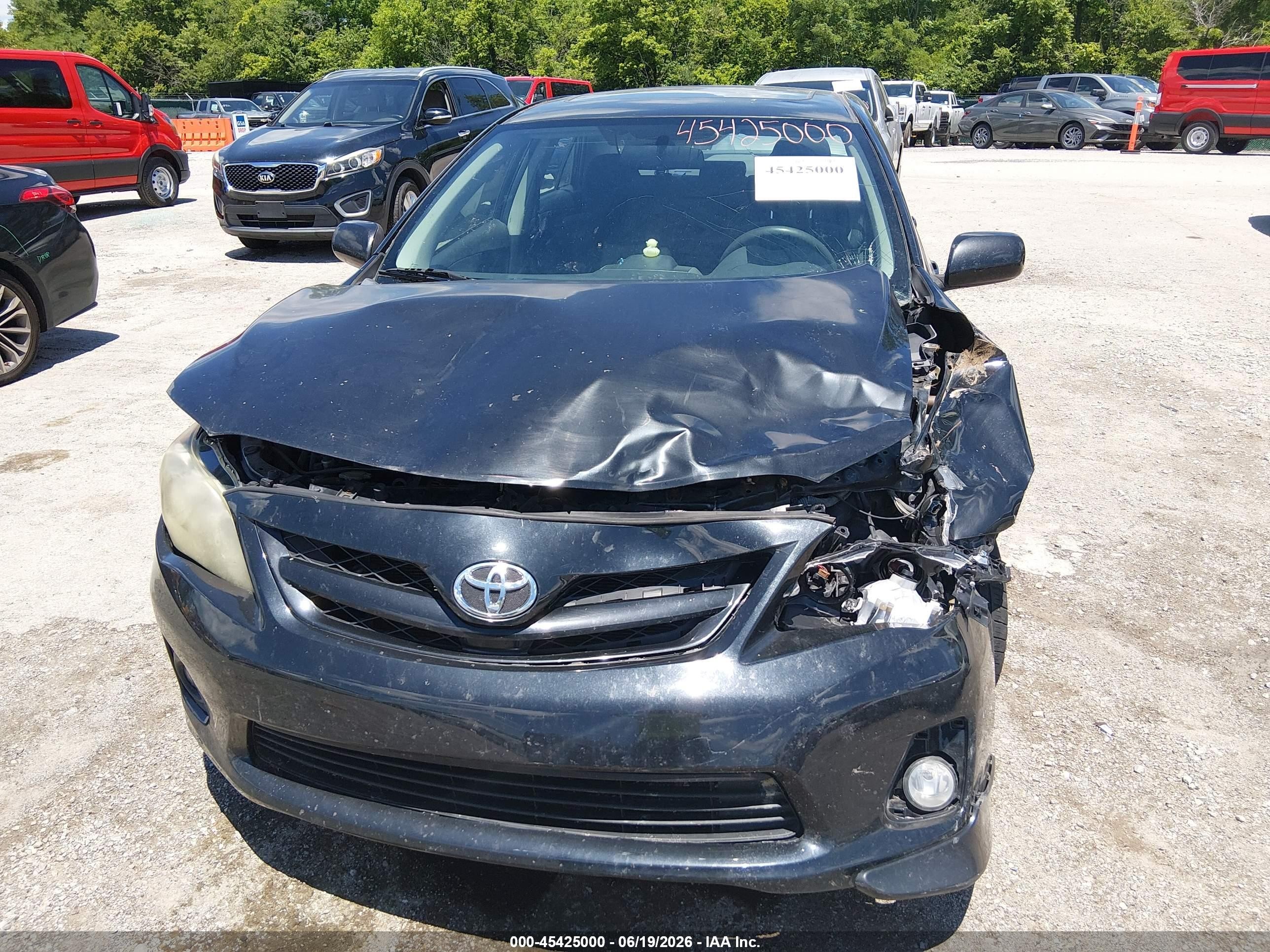2012 Toyota Corolla S Черный vin: 5YFBU4EE2CP043774