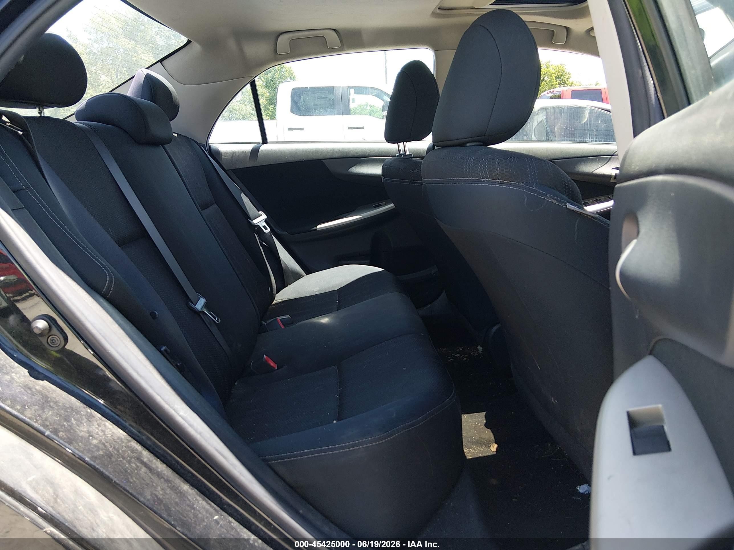 2012 Toyota Corolla S Черный vin: 5YFBU4EE2CP043774