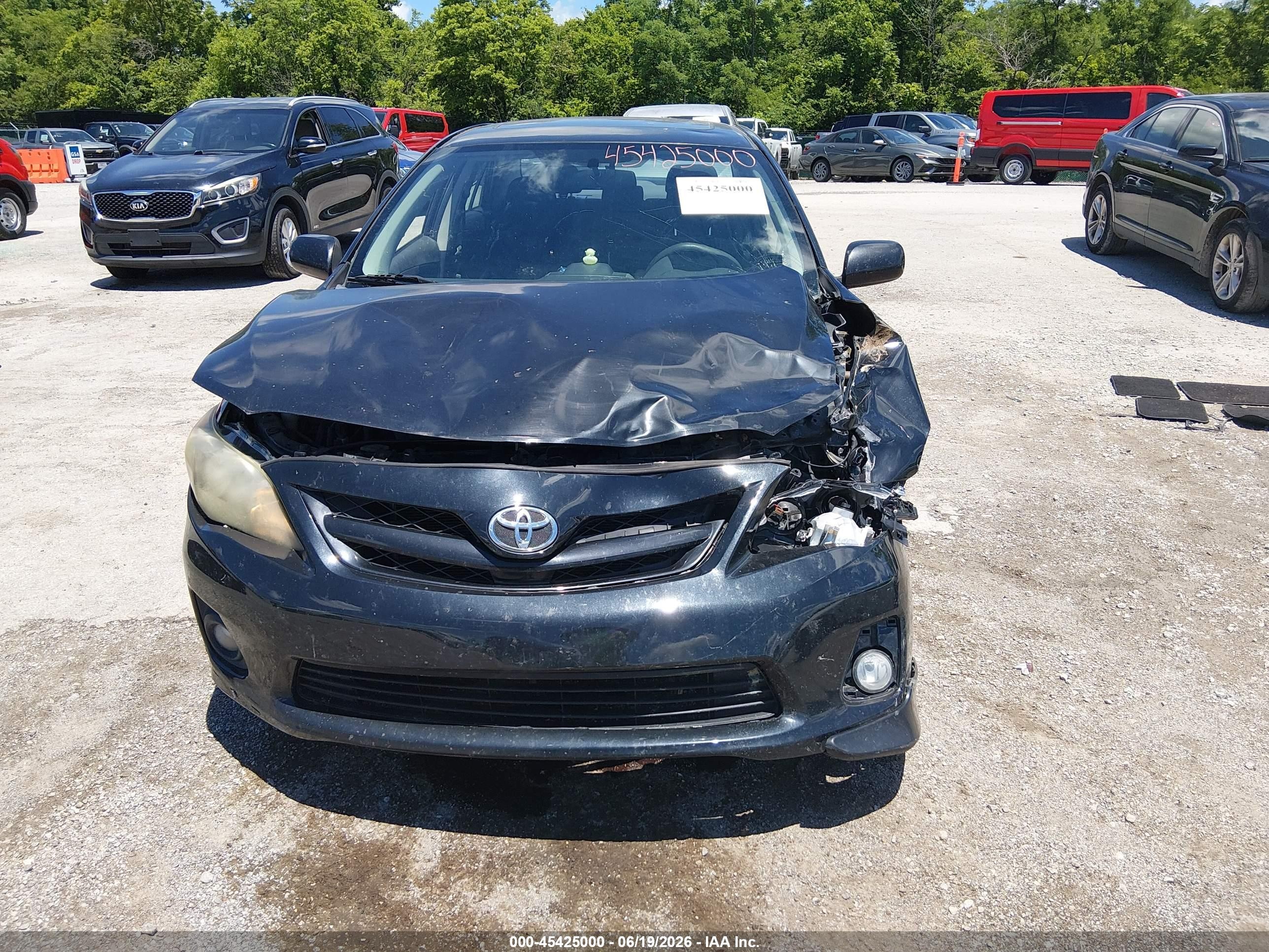 2012 Toyota Corolla S Черный vin: 5YFBU4EE2CP043774
