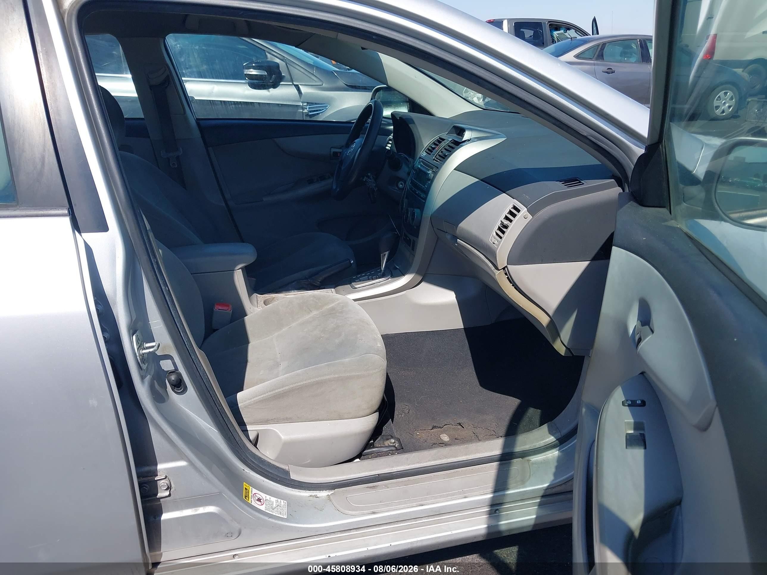 2012 Toyota Corolla S/le Silver vin: 5YFBU4EE2CP043905