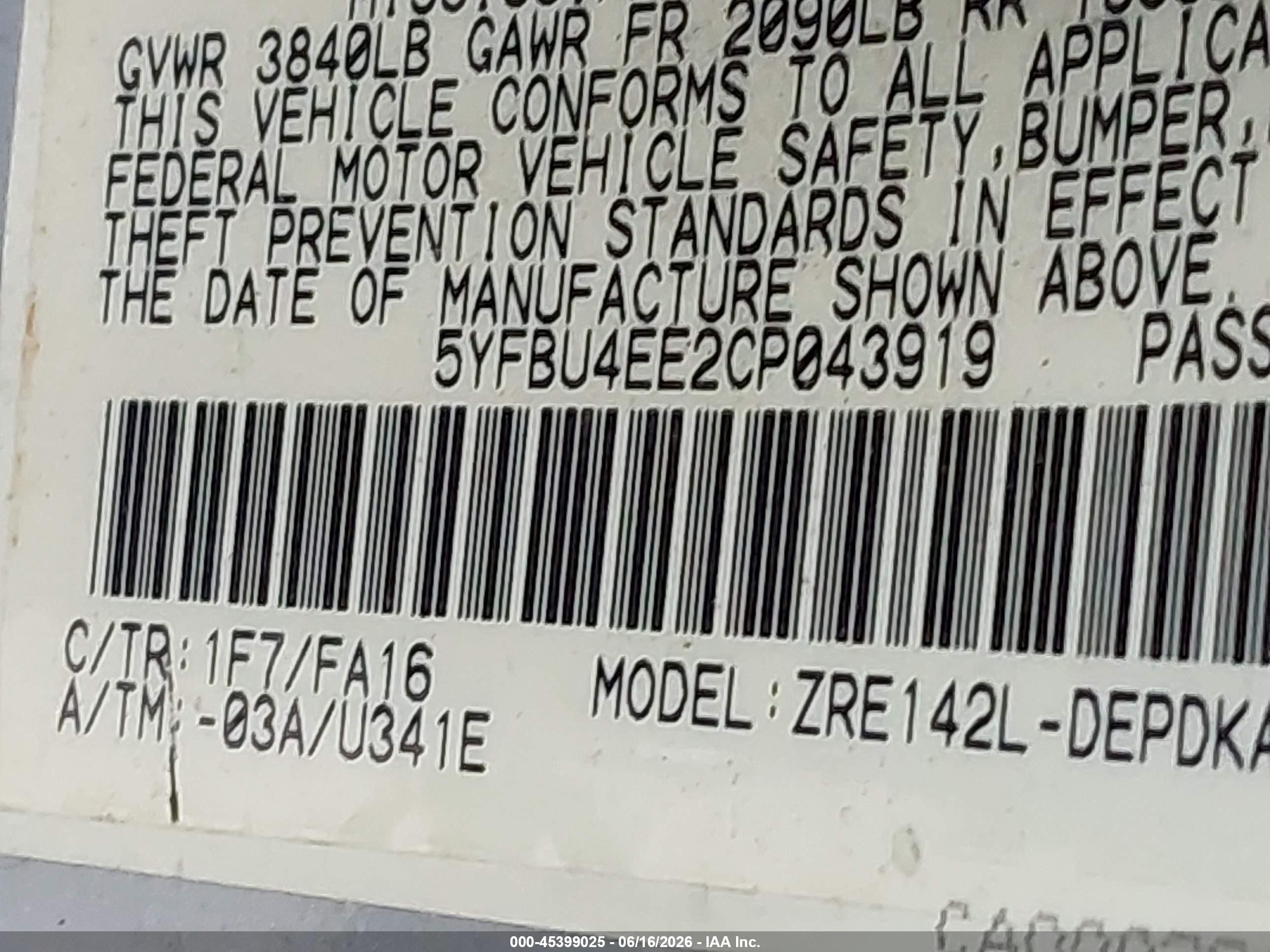 2012 Toyota Corolla L Silver vin: 5YFBU4EE2CP043919