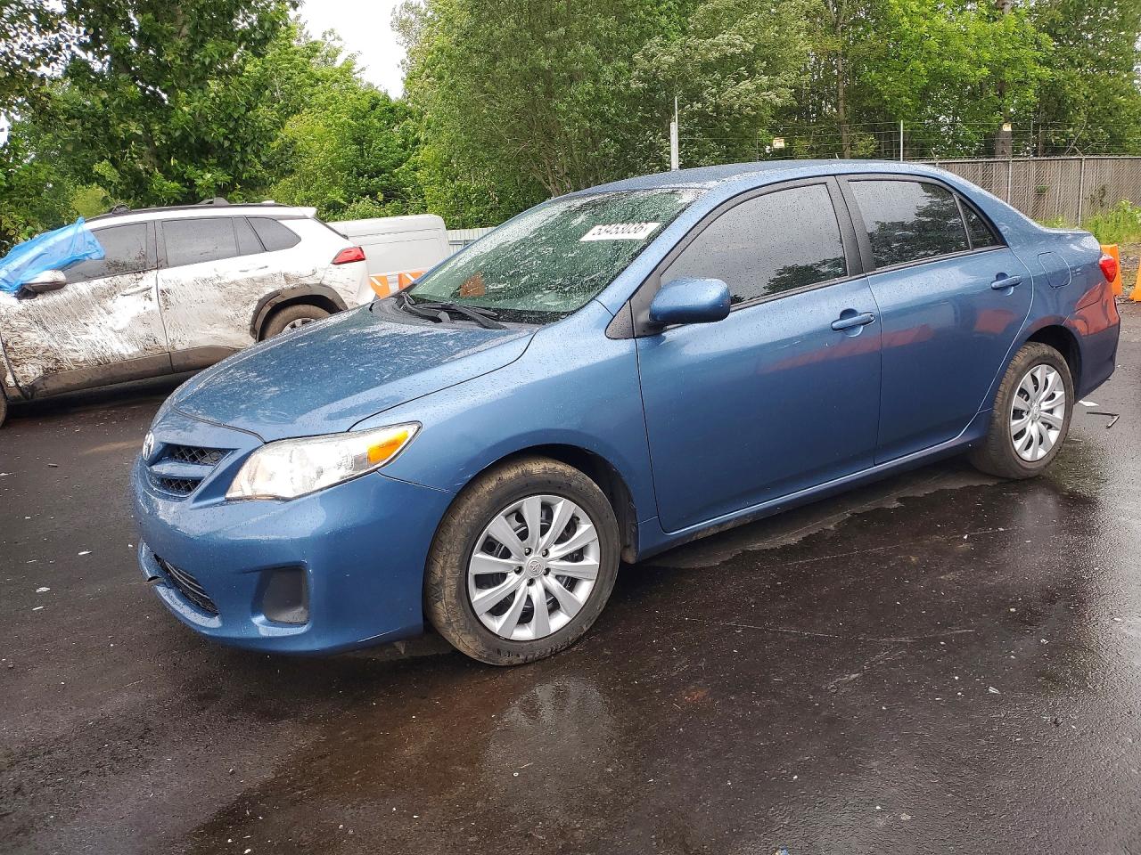 2012 Toyota Corolla Le Blue vin: 5YFBU4EE2CP044214