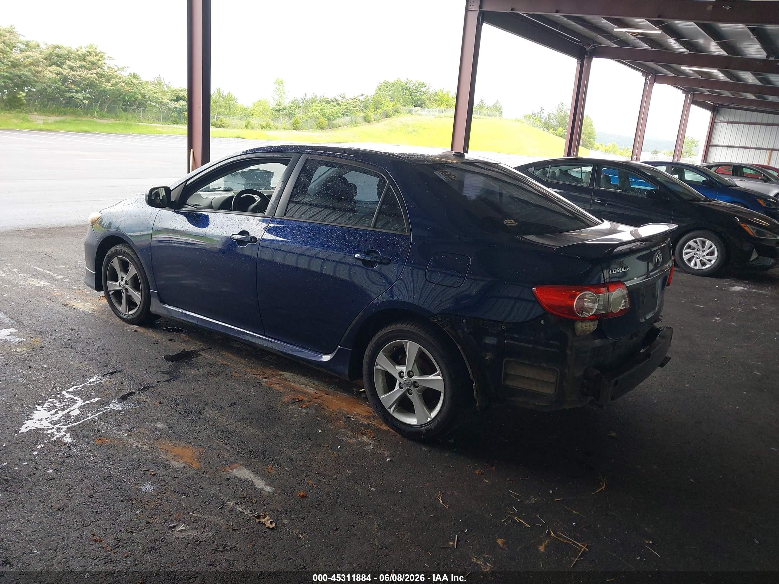 2012 Toyota Corolla S Blue vin: 5YFBU4EE2CP045122