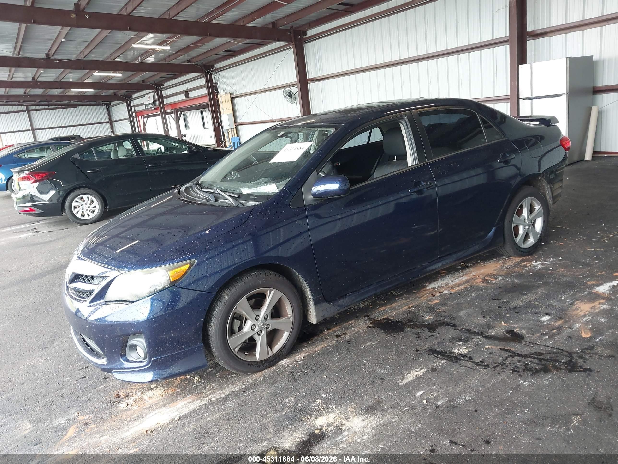 2012 Toyota Corolla S Blue vin: 5YFBU4EE2CP045122