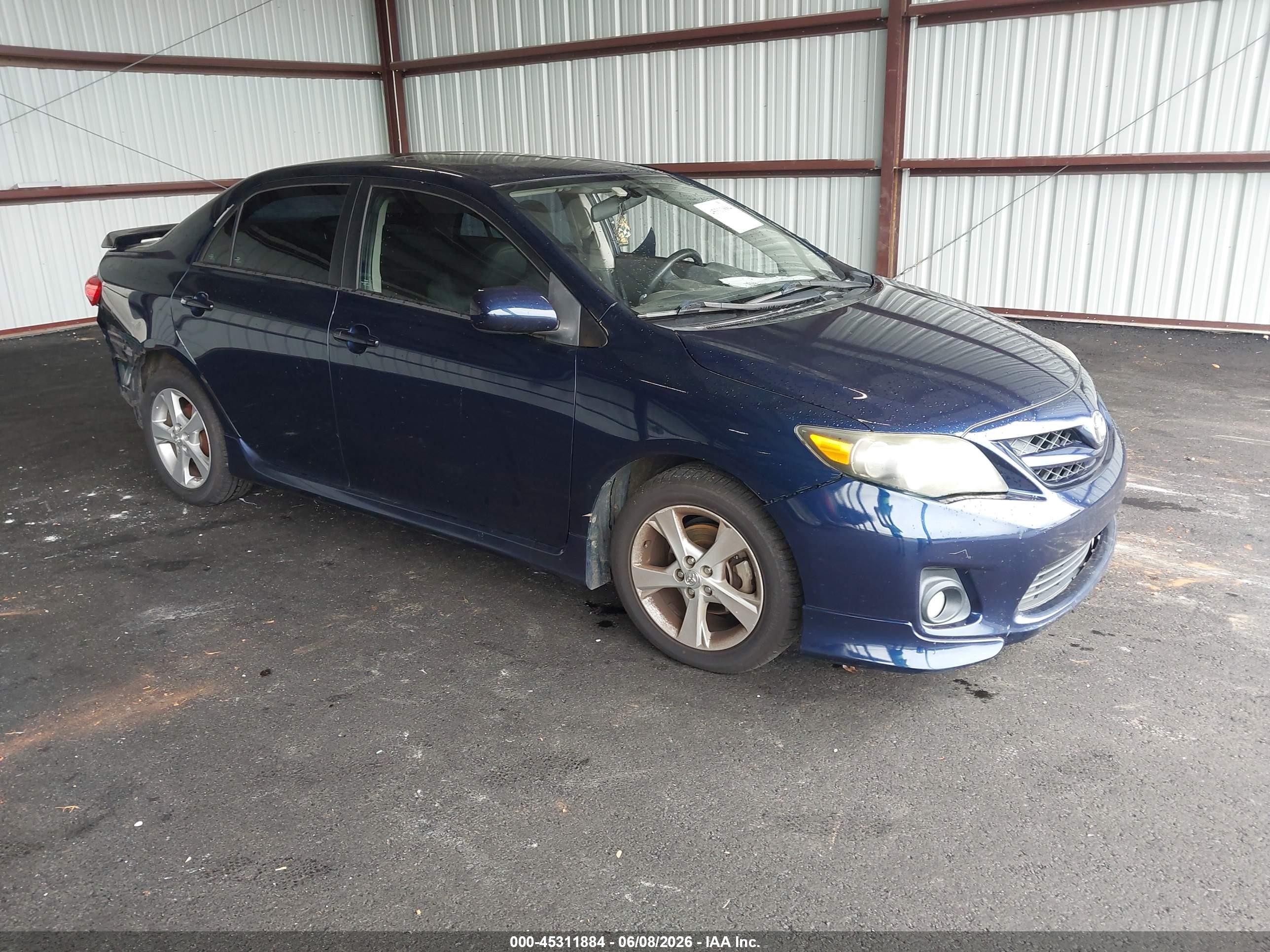 2012 Toyota Corolla S Blue vin: 5YFBU4EE2CP045122