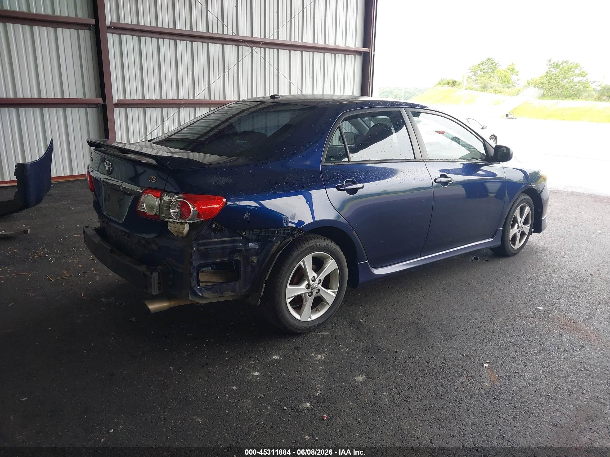 2012 Toyota Corolla S Blue vin: 5YFBU4EE2CP045122