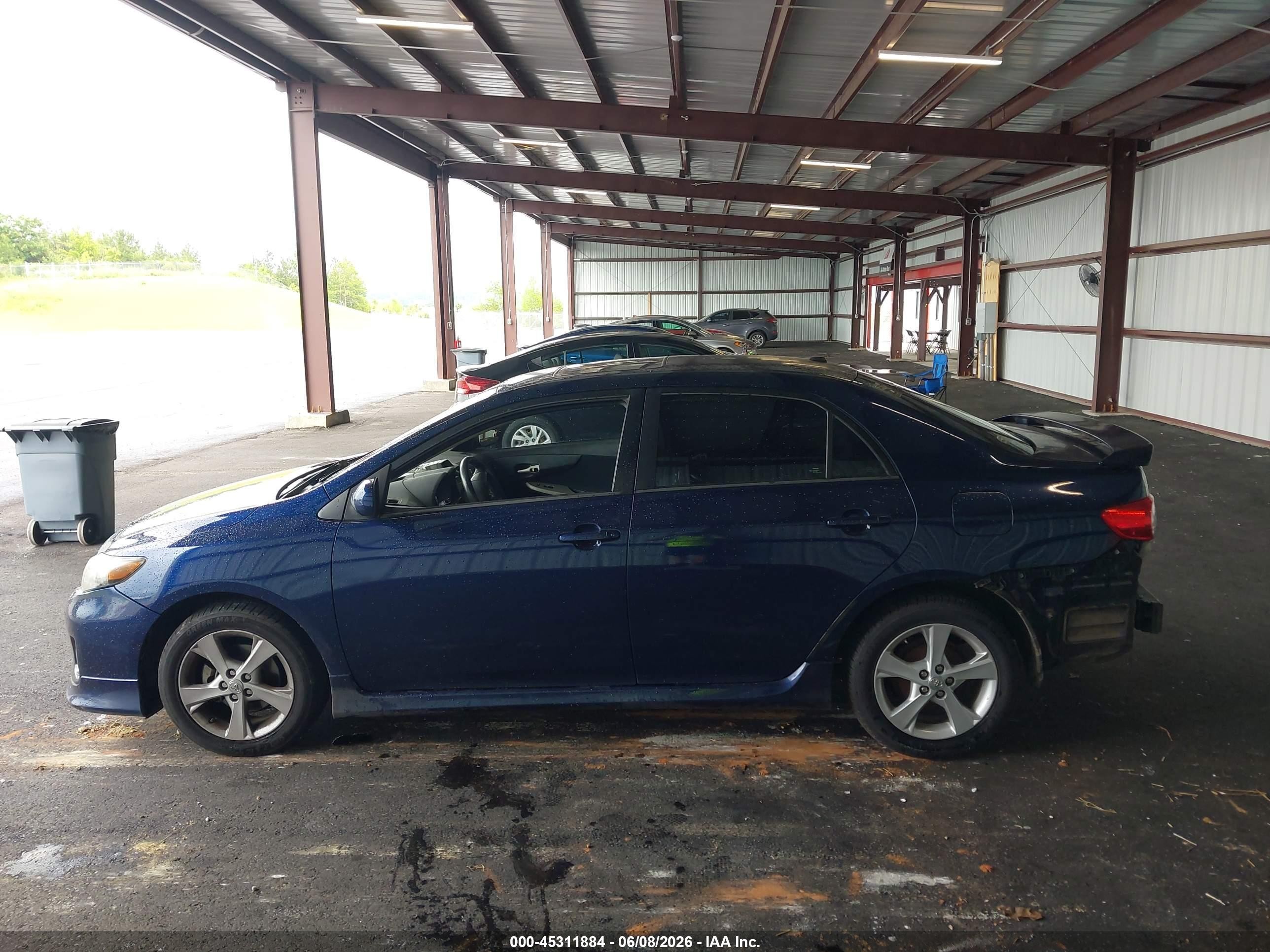 2012 Toyota Corolla S Blue vin: 5YFBU4EE2CP045122