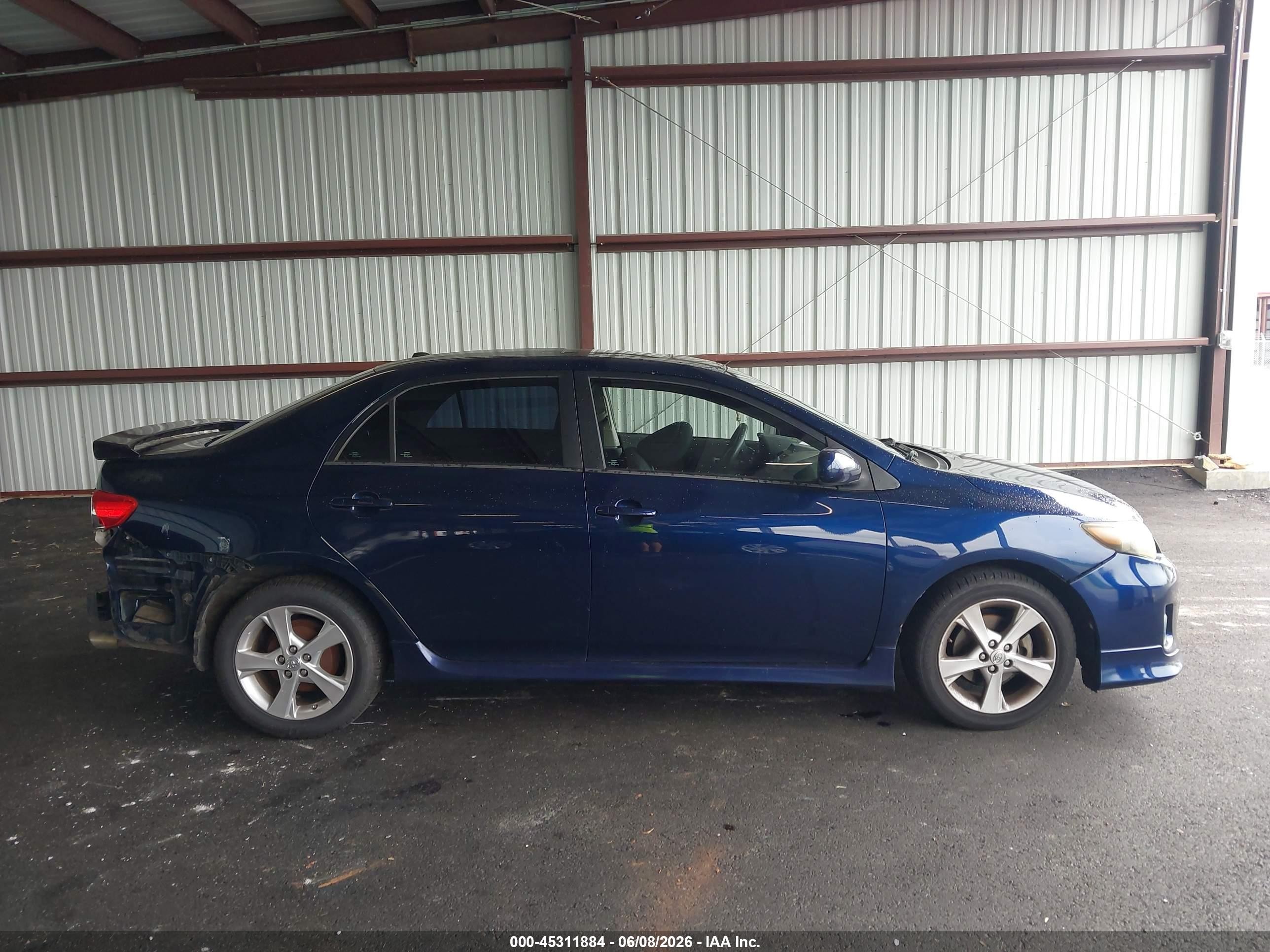 2012 Toyota Corolla S Blue vin: 5YFBU4EE2CP045122