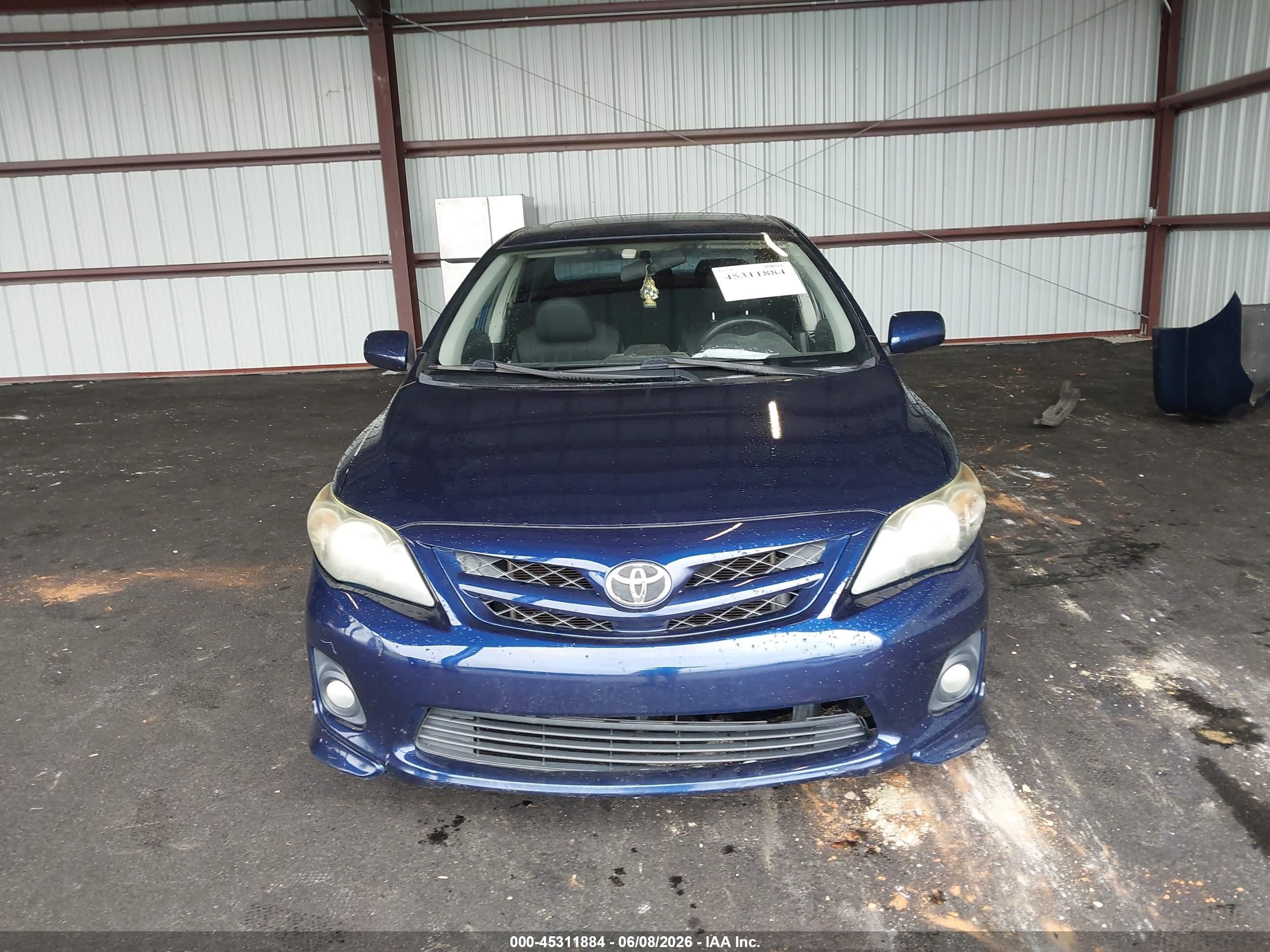 2012 Toyota Corolla S Blue vin: 5YFBU4EE2CP045122