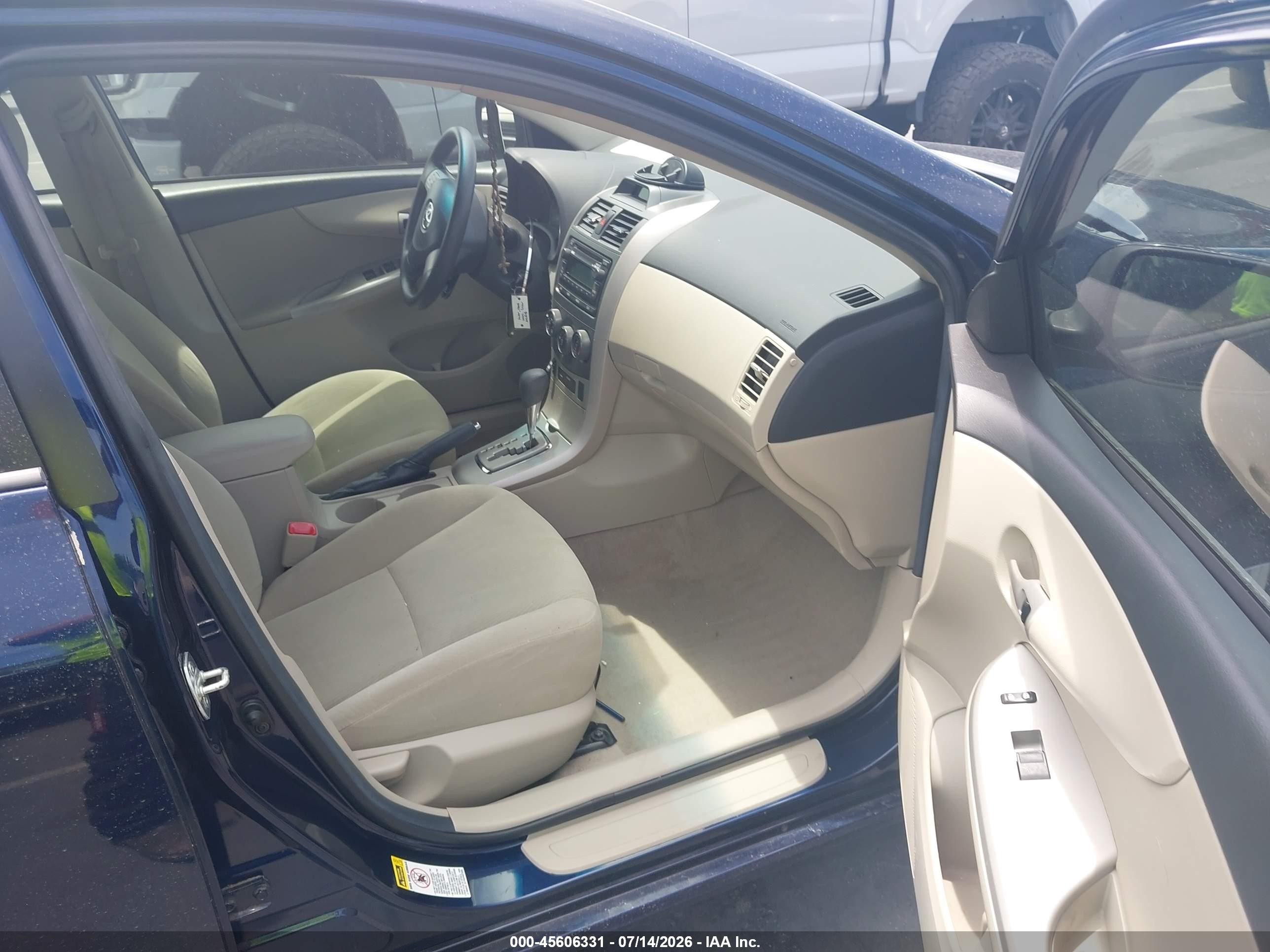 2012 Toyota Corolla Le Синий vin: 5YFBU4EE2CP045136