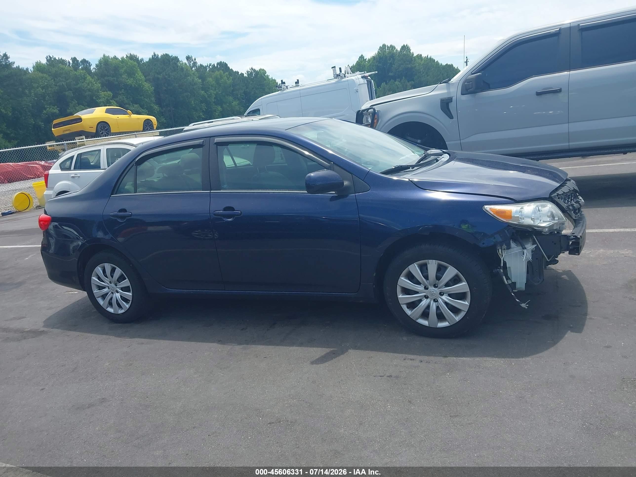 2012 Toyota Corolla Le Синий vin: 5YFBU4EE2CP045136
