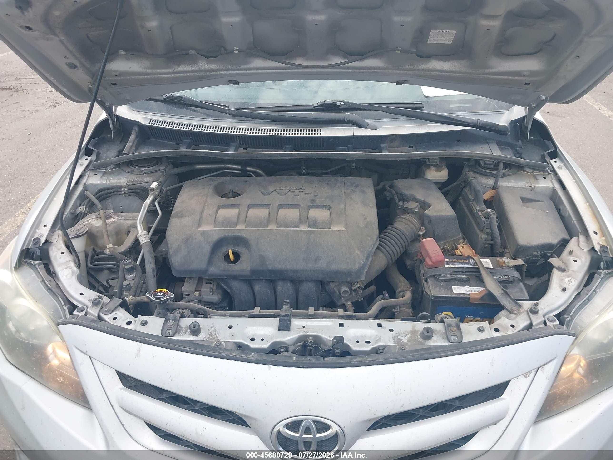 2012 Toyota Corolla S Silver vin: 5YFBU4EE2CP045234