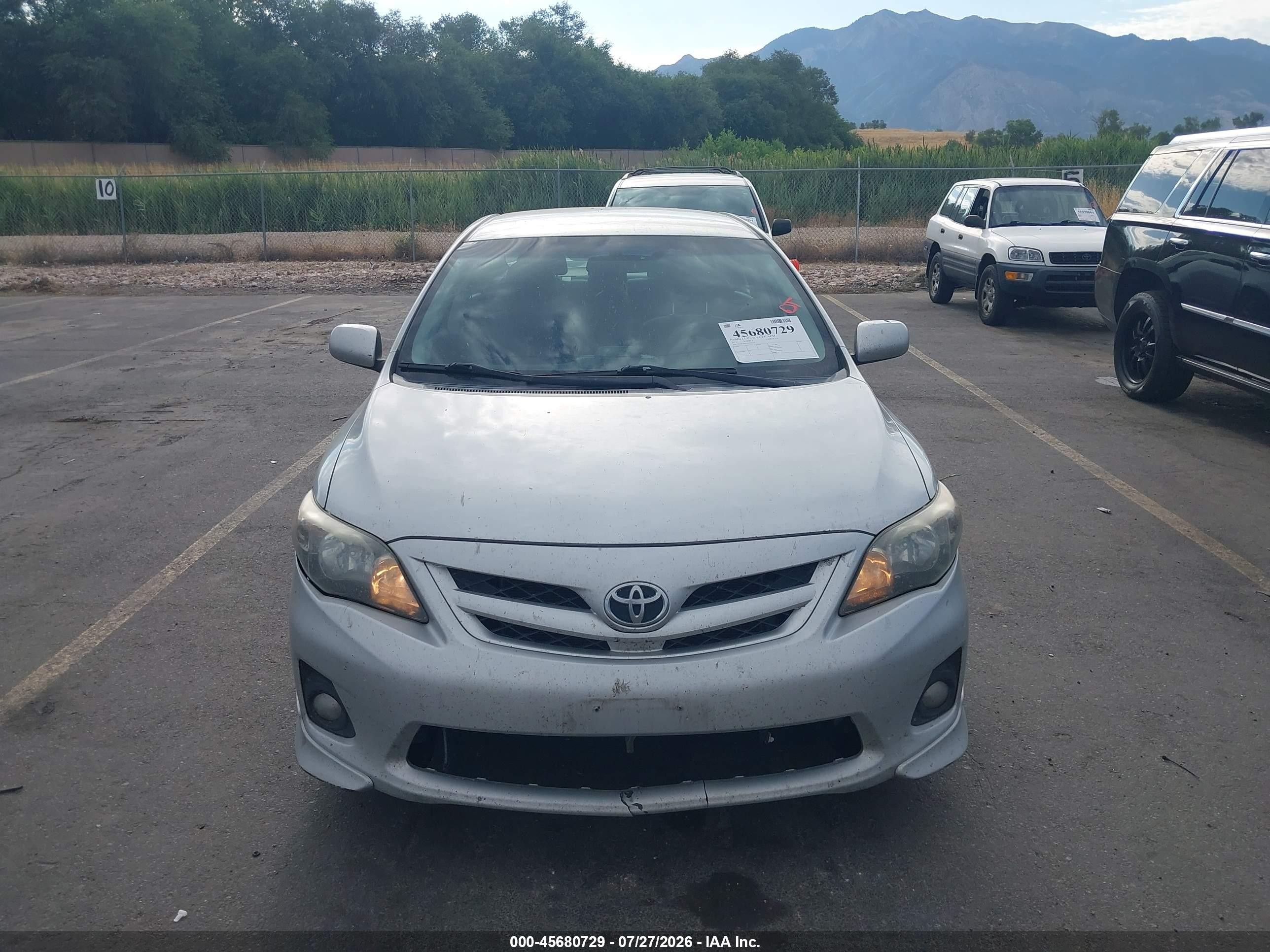 2012 Toyota Corolla S Silver vin: 5YFBU4EE2CP045234