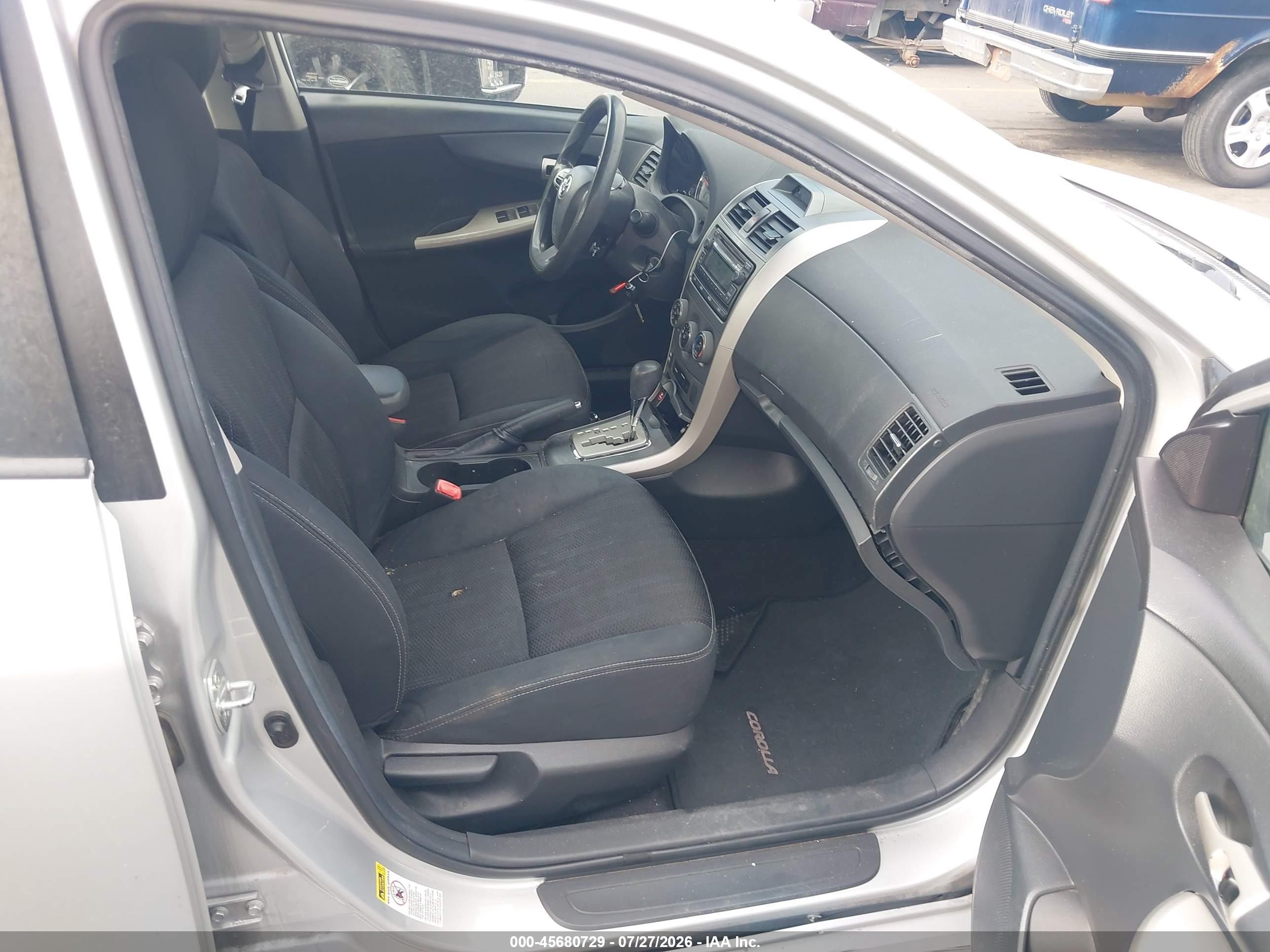 2012 Toyota Corolla S Silver vin: 5YFBU4EE2CP045234