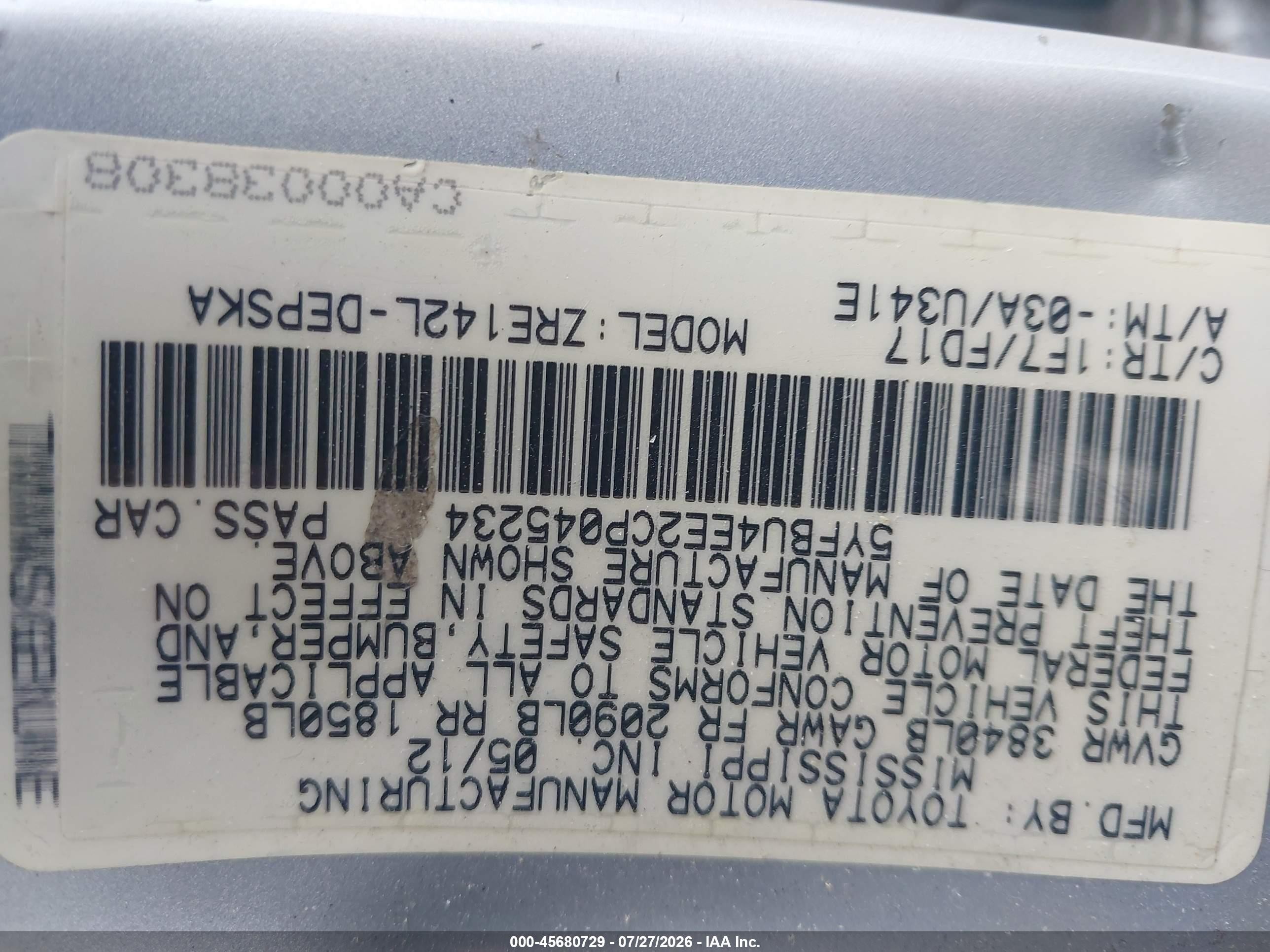2012 Toyota Corolla S Silver vin: 5YFBU4EE2CP045234