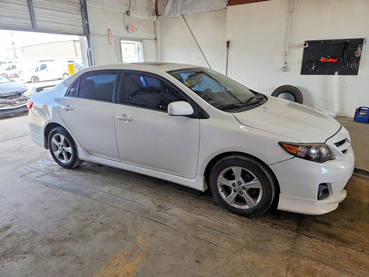 2012 Toyota Corolla S White vin: 5YFBU4EE2CP057545