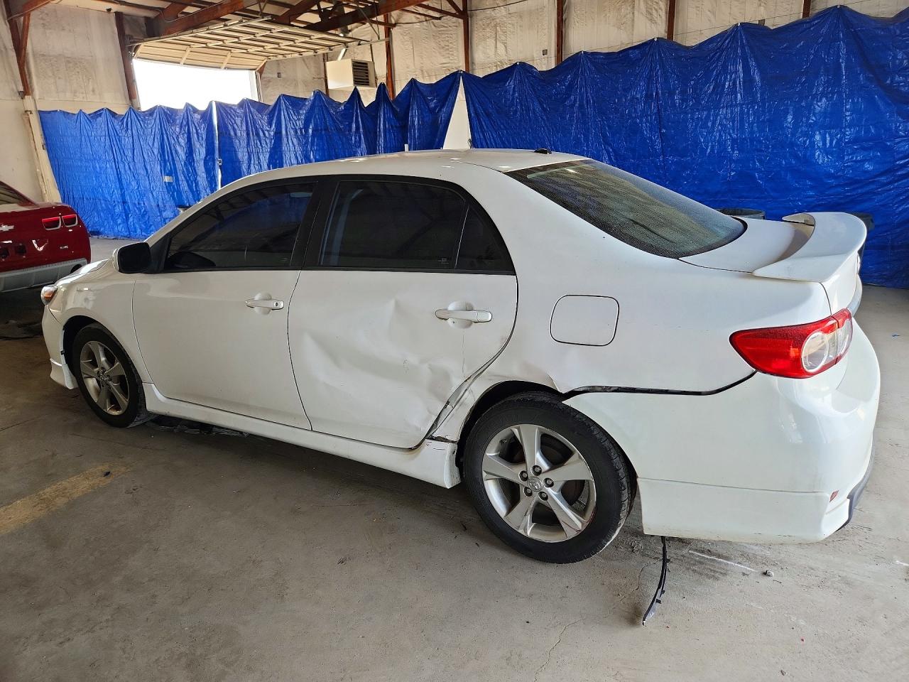 2012 Toyota Corolla S White vin: 5YFBU4EE2CP057545