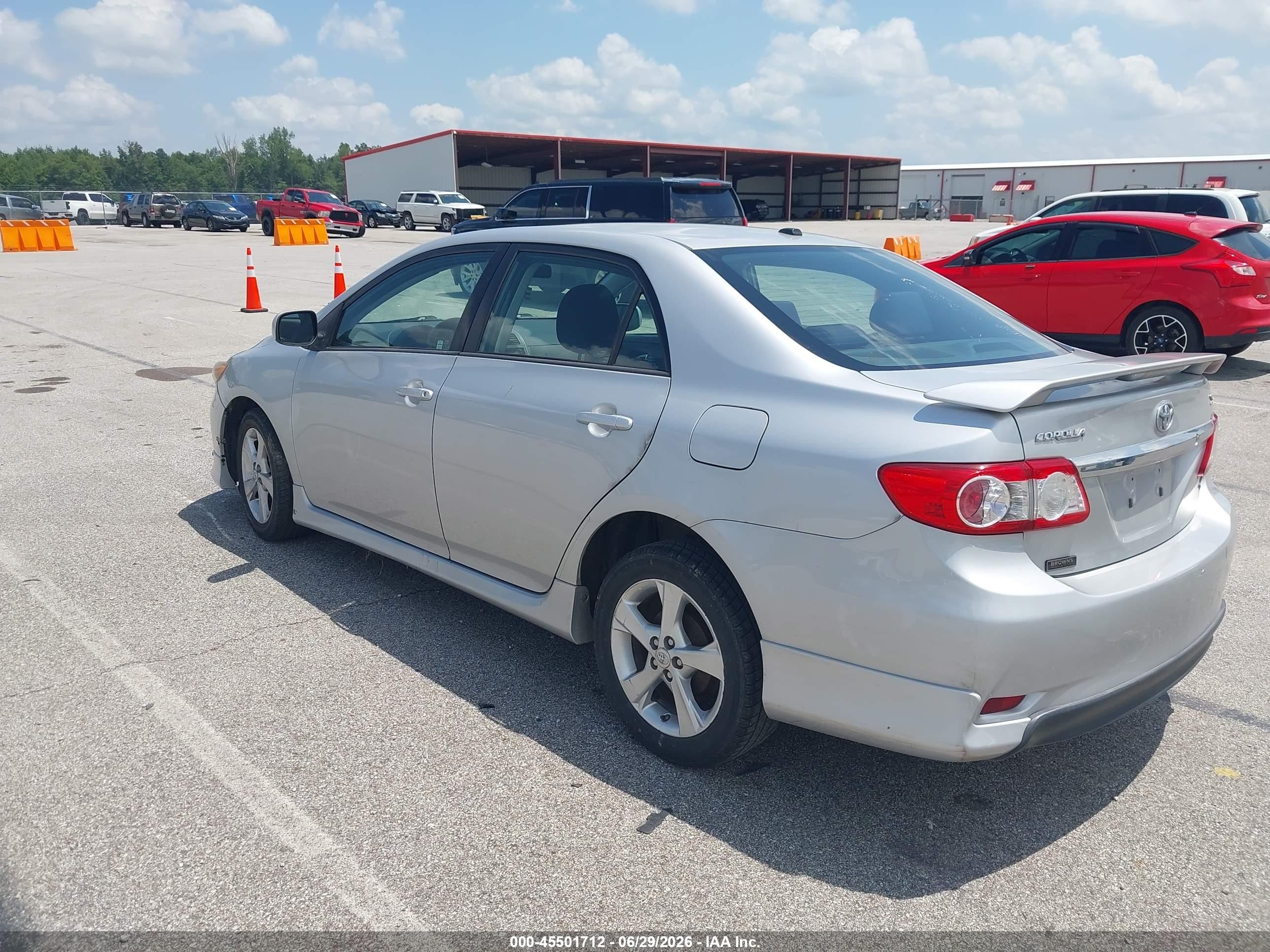 2012 Toyota Corolla S Silver vin: 5YFBU4EE2CP058453