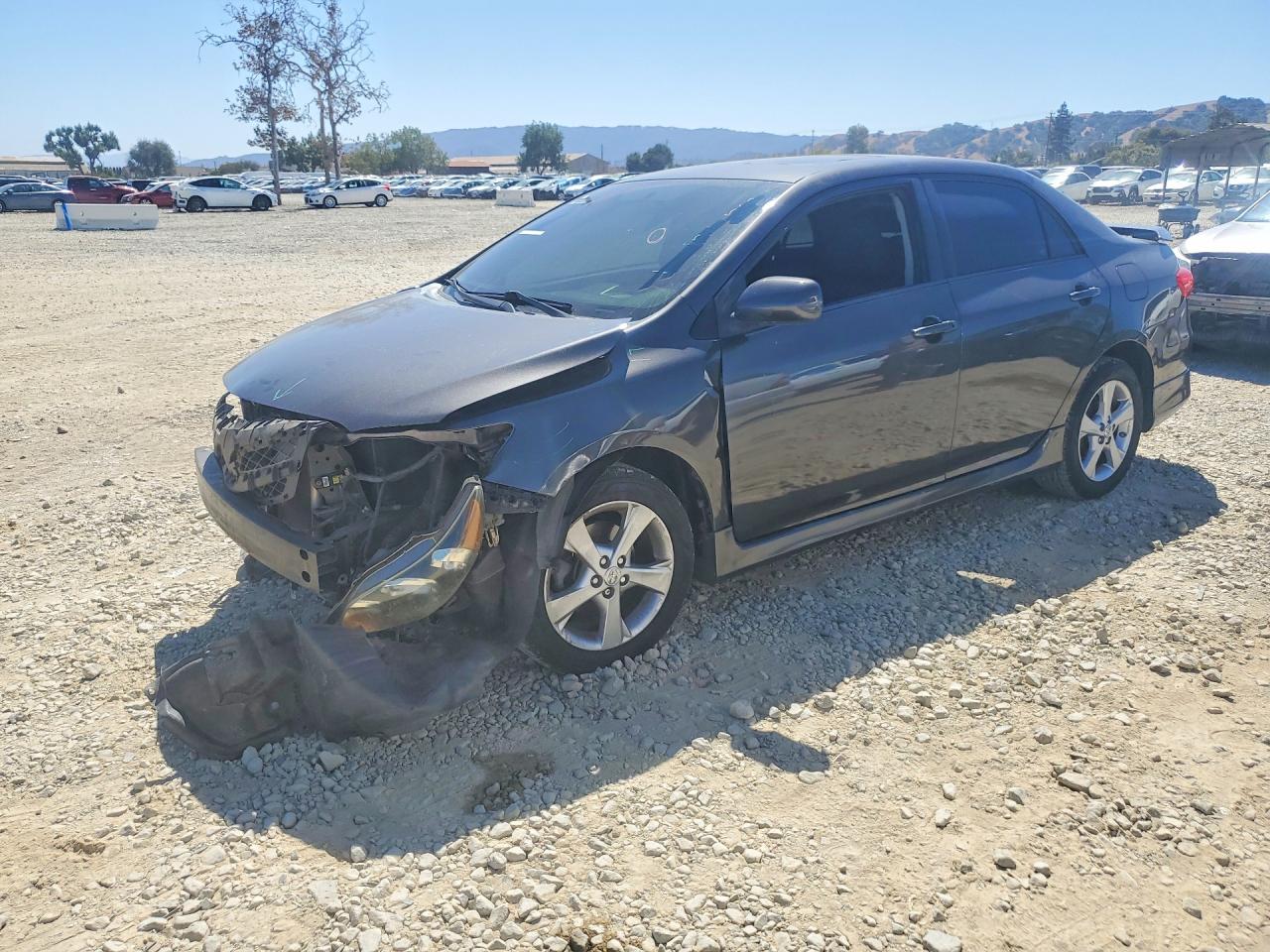 2012 Toyota Corolla S Gray vin: 5YFBU4EE2CP063376