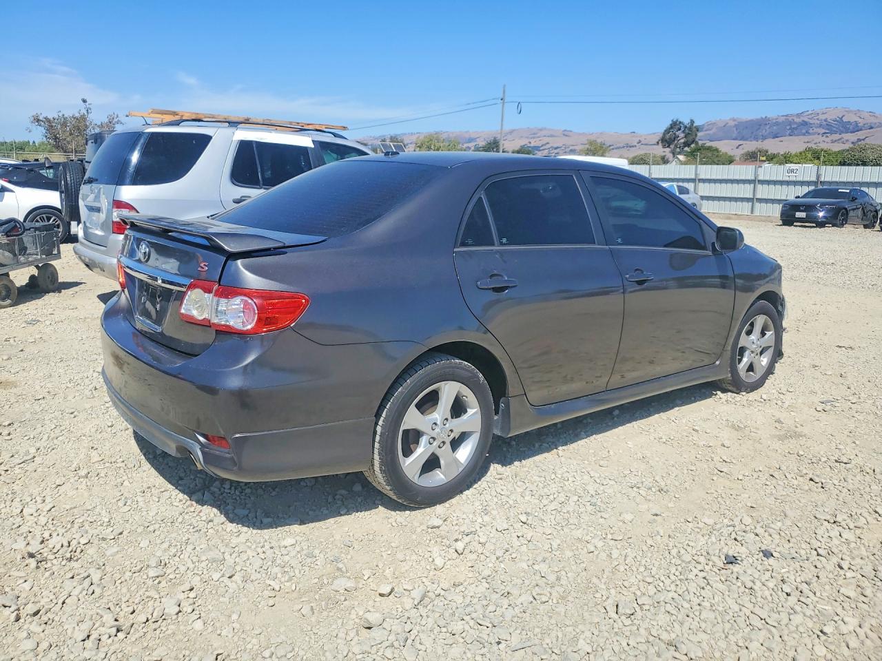 2012 Toyota Corolla S Gray vin: 5YFBU4EE2CP063376