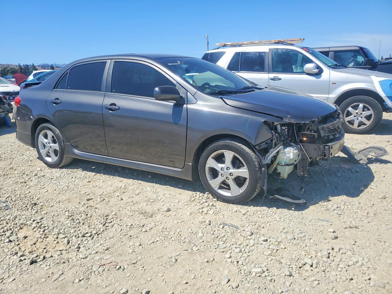 2012 Toyota Corolla S Gray vin: 5YFBU4EE2CP063376