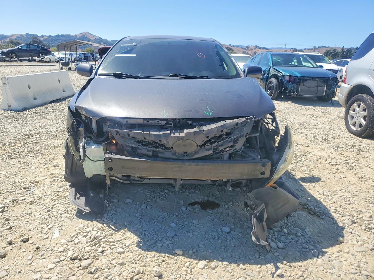 2012 Toyota Corolla S Gray vin: 5YFBU4EE2CP063376