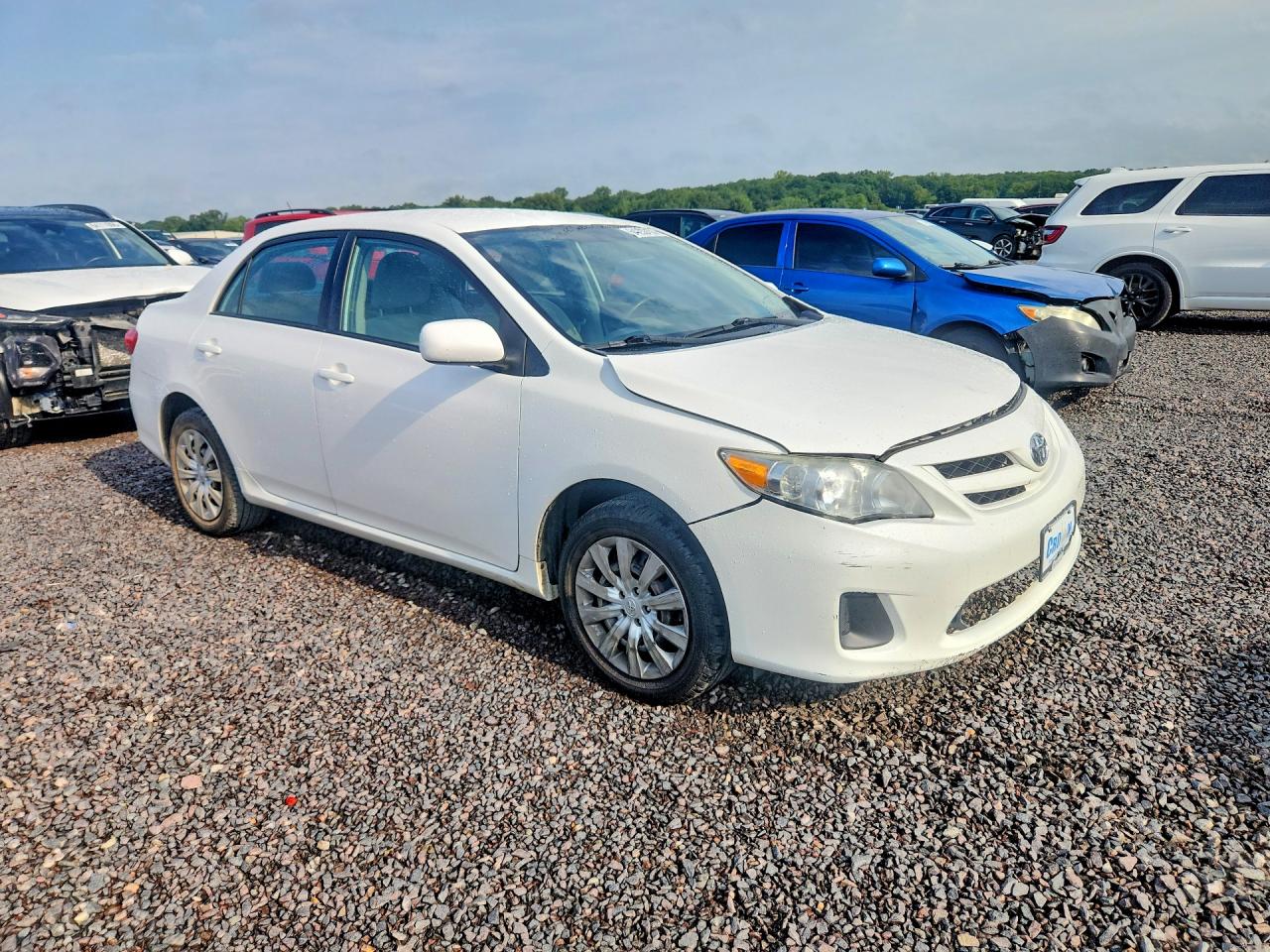 2012 Toyota Corolla Le White vin: 5YFBU4EE2CP066777