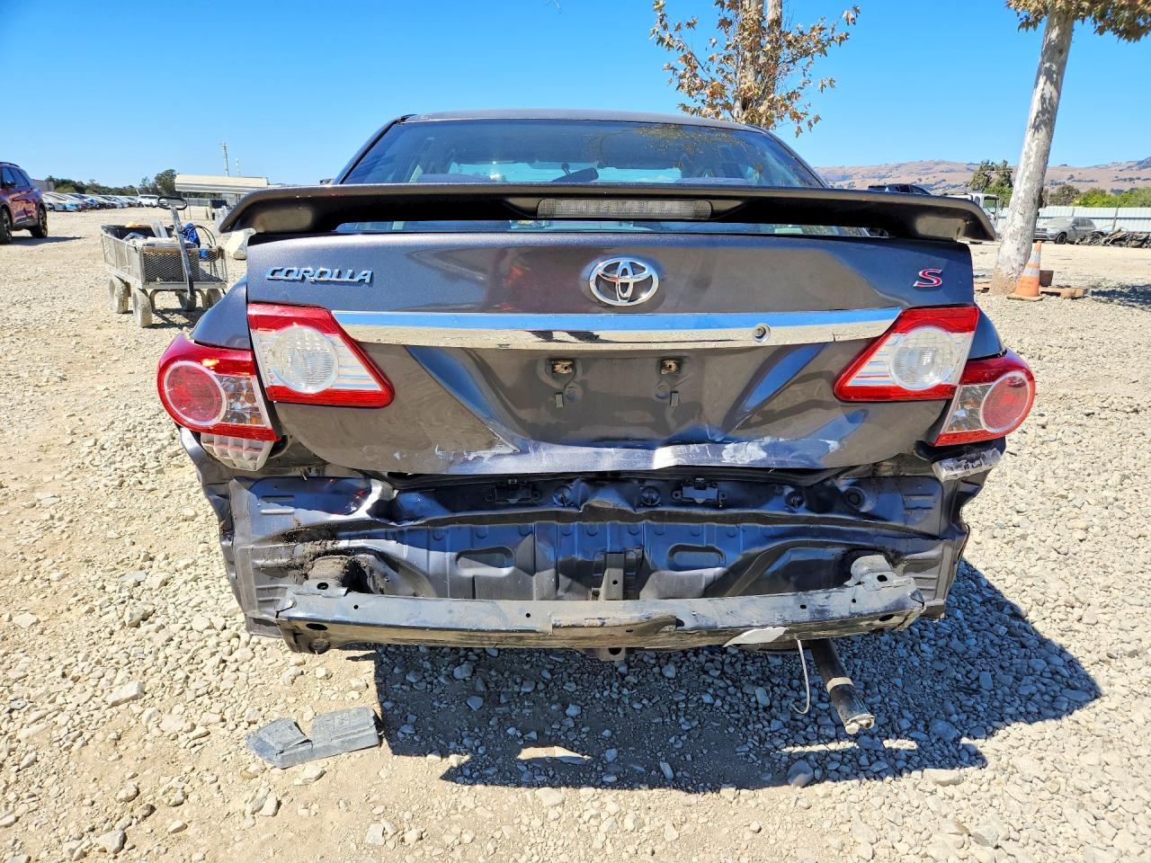 2012 Toyota Corolla S Charcoal vin: 5YFBU4EE2CP070697