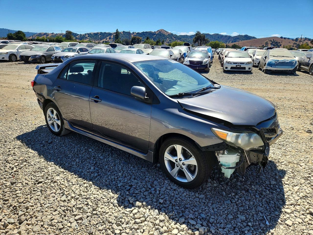 2012 Toyota Corolla S Charcoal vin: 5YFBU4EE2CP070697