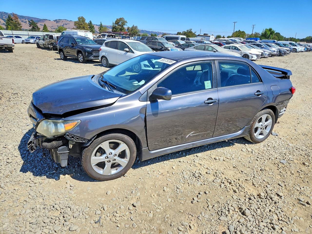 2012 Toyota Corolla S Charcoal vin: 5YFBU4EE2CP070697