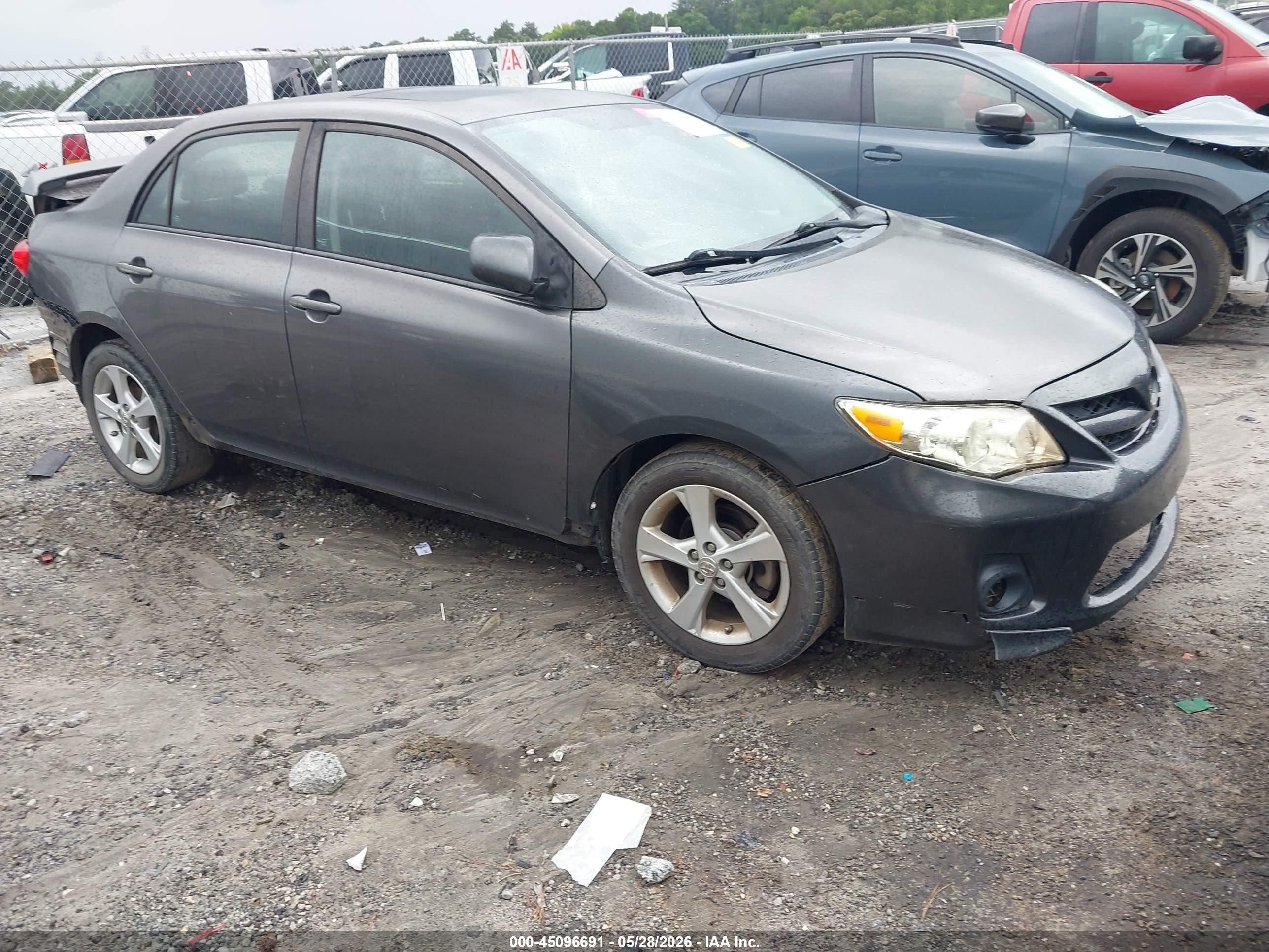 2012 Toyota Corolla S Gray vin: 5YFBU4EE2CP073454