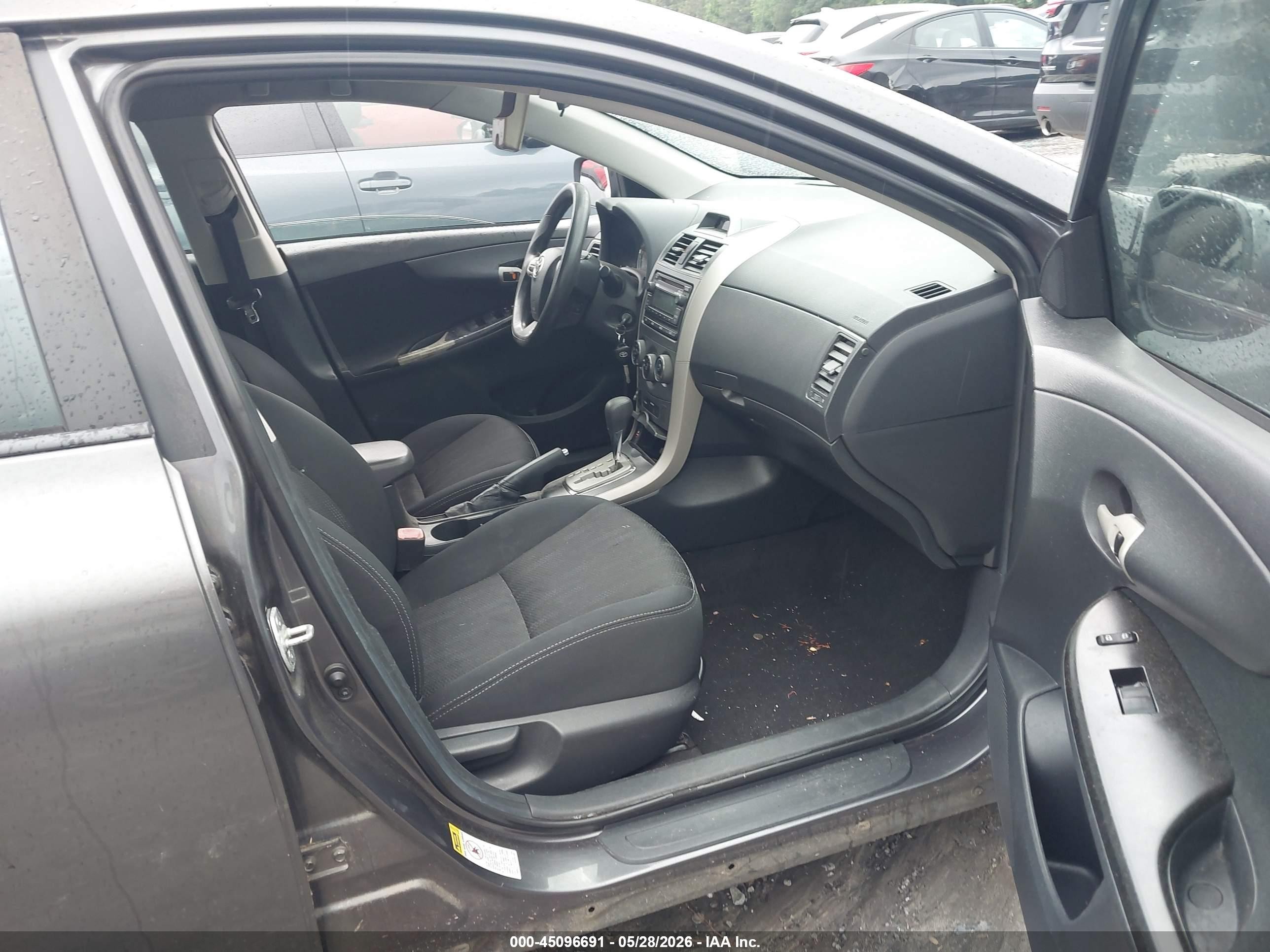 2012 Toyota Corolla S Gray vin: 5YFBU4EE2CP073454