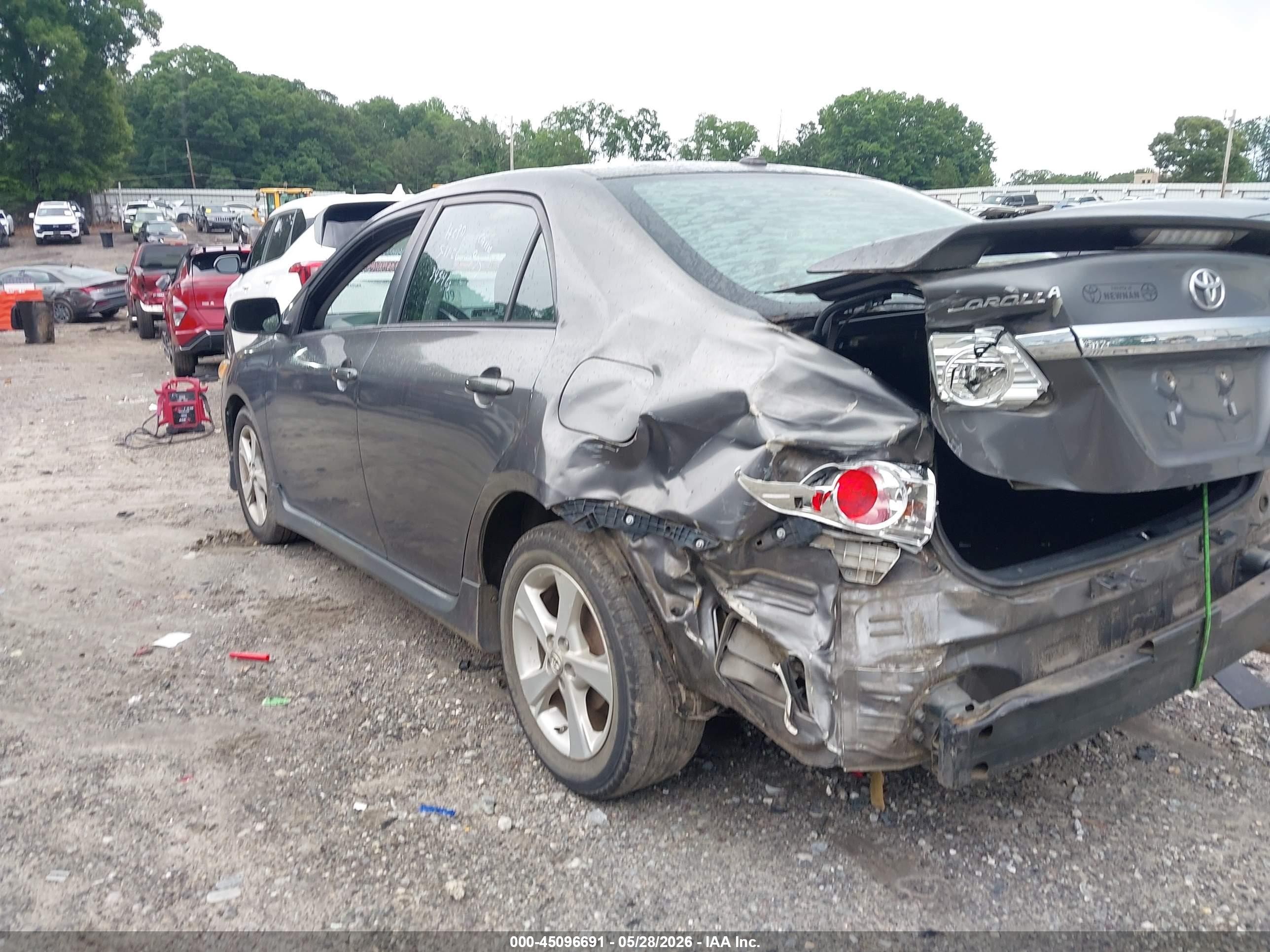 2012 Toyota Corolla S Gray vin: 5YFBU4EE2CP073454