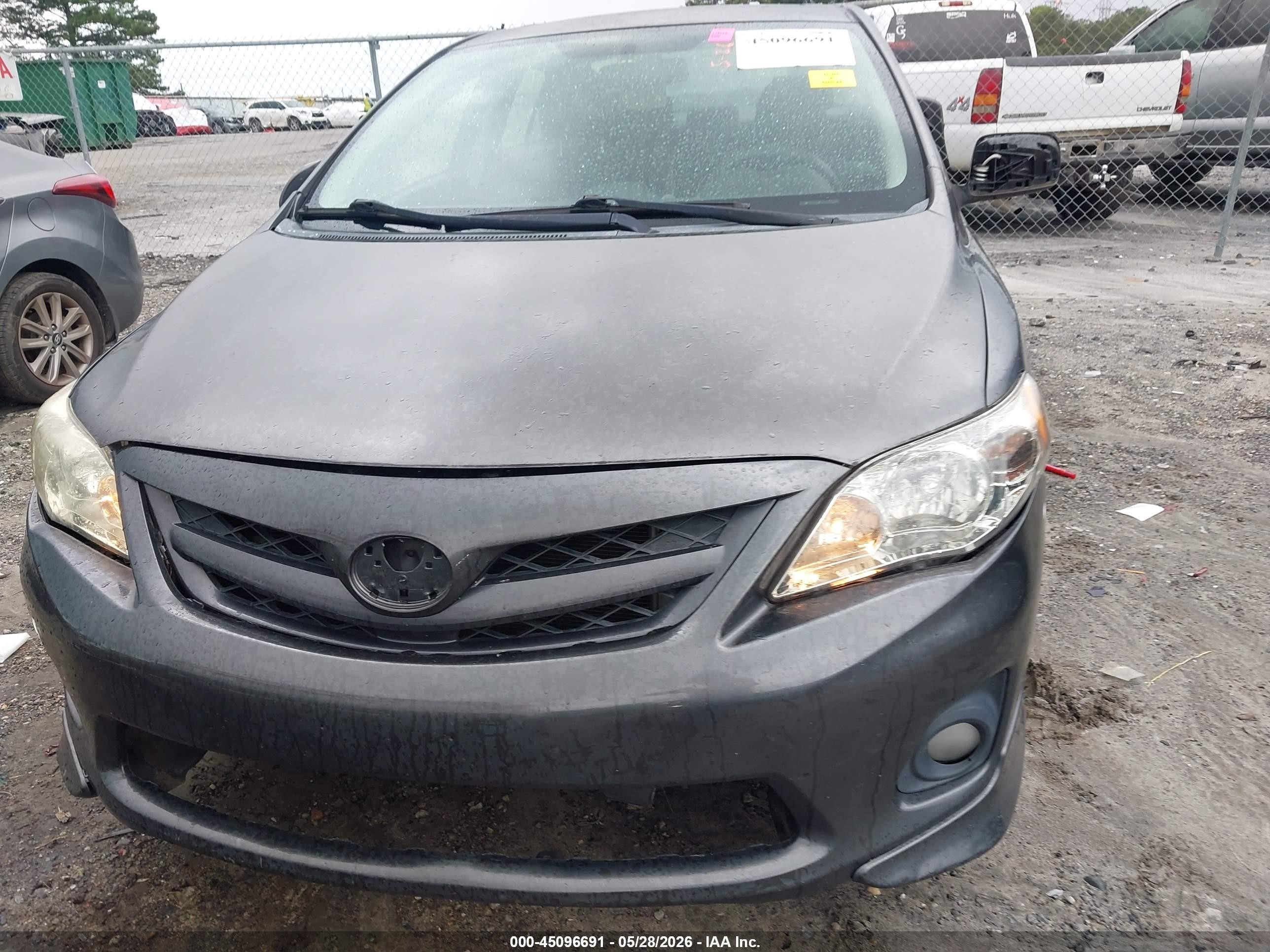2012 Toyota Corolla S Gray vin: 5YFBU4EE2CP073454