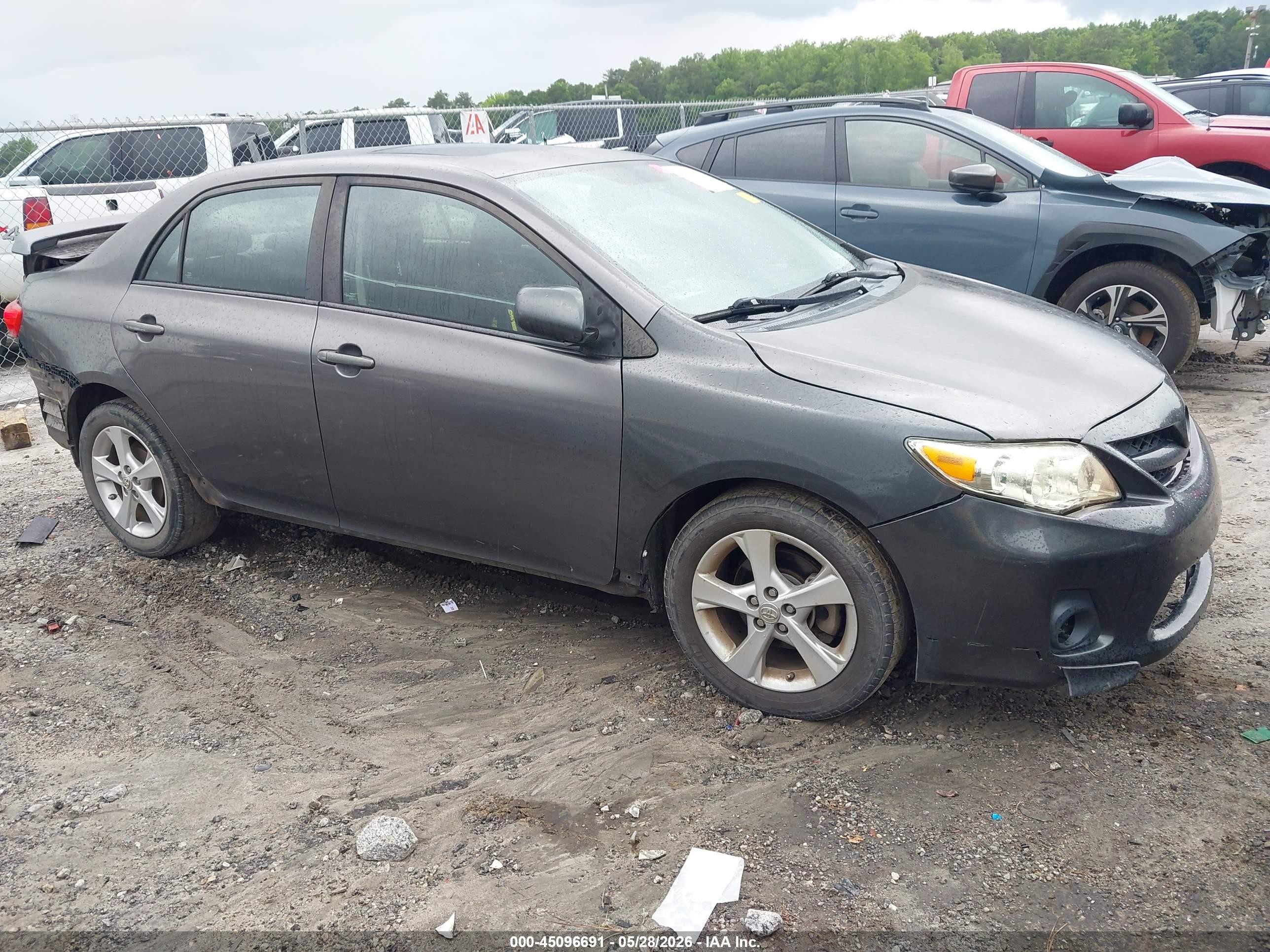 2012 Toyota Corolla S Gray vin: 5YFBU4EE2CP073454