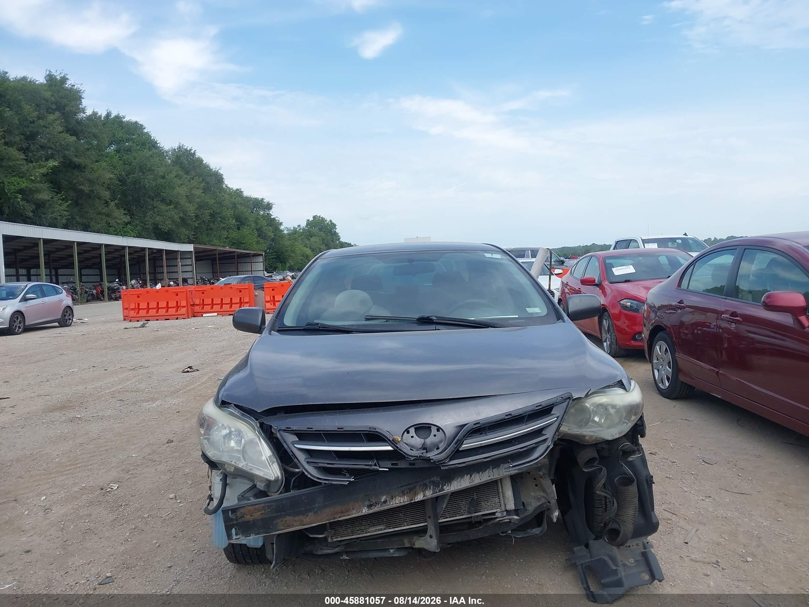 2013 Toyota Corolla Le Gray vin: 5YFBU4EE2DP084858