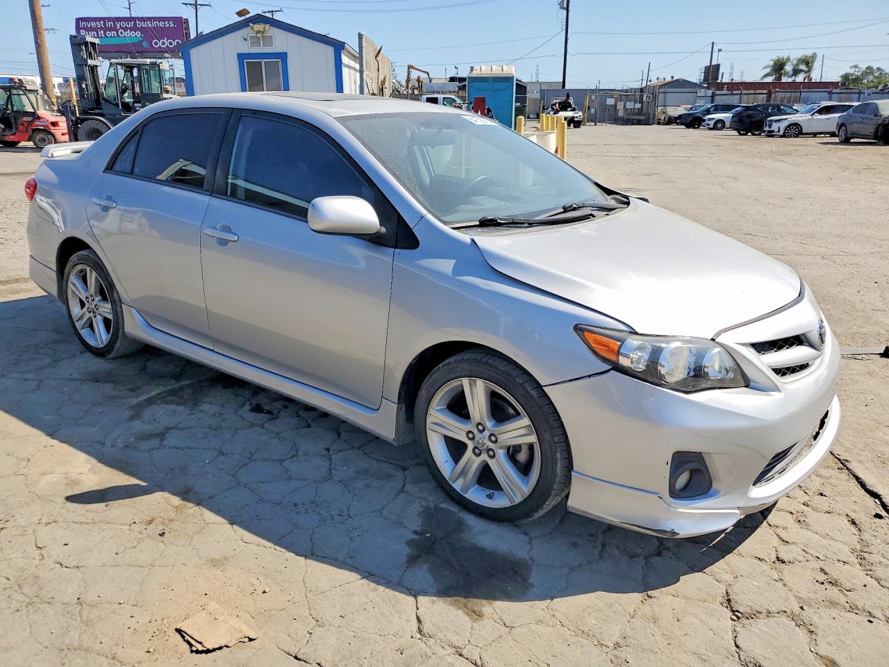 2013 Toyota Corolla S Silver vin: 5YFBU4EE2DP092491