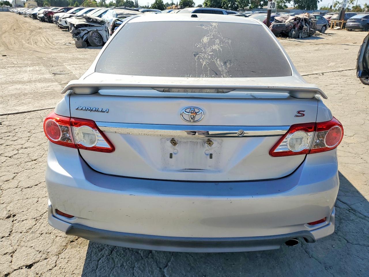 2013 Toyota Corolla S Silver vin: 5YFBU4EE2DP092491