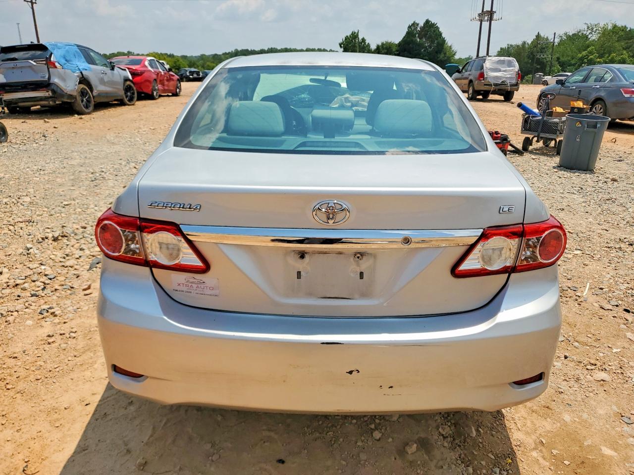 2013 Toyota Corolla Le Silver vin: 5YFBU4EE2DP102307