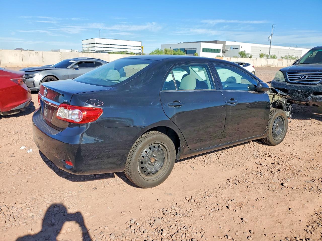 2013 Toyota Corolla Le Черный vin: 5YFBU4EE2DP102310