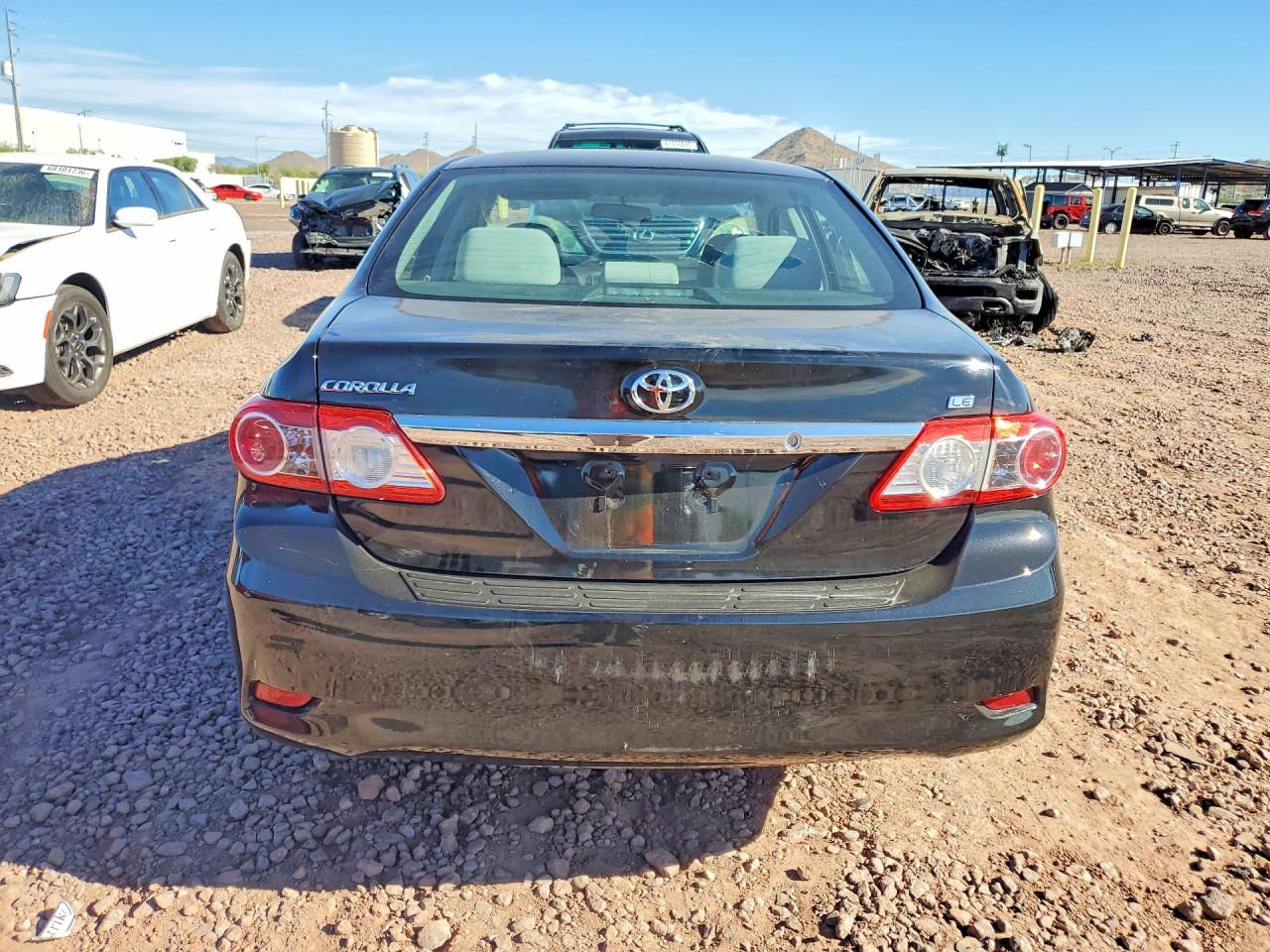 2013 Toyota Corolla Le Черный vin: 5YFBU4EE2DP102310