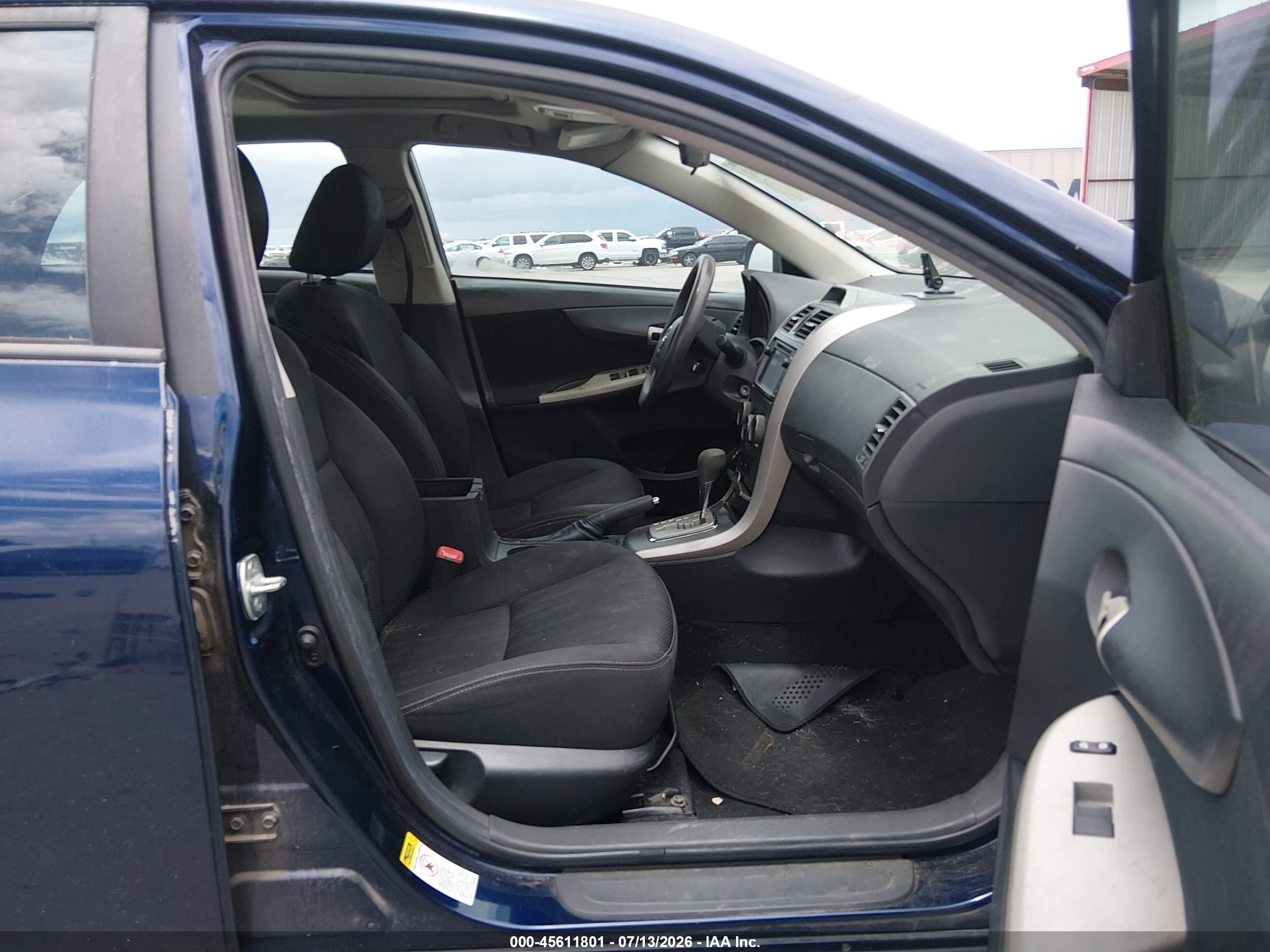 2013 Toyota Corolla S Blue vin: 5YFBU4EE2DP107118