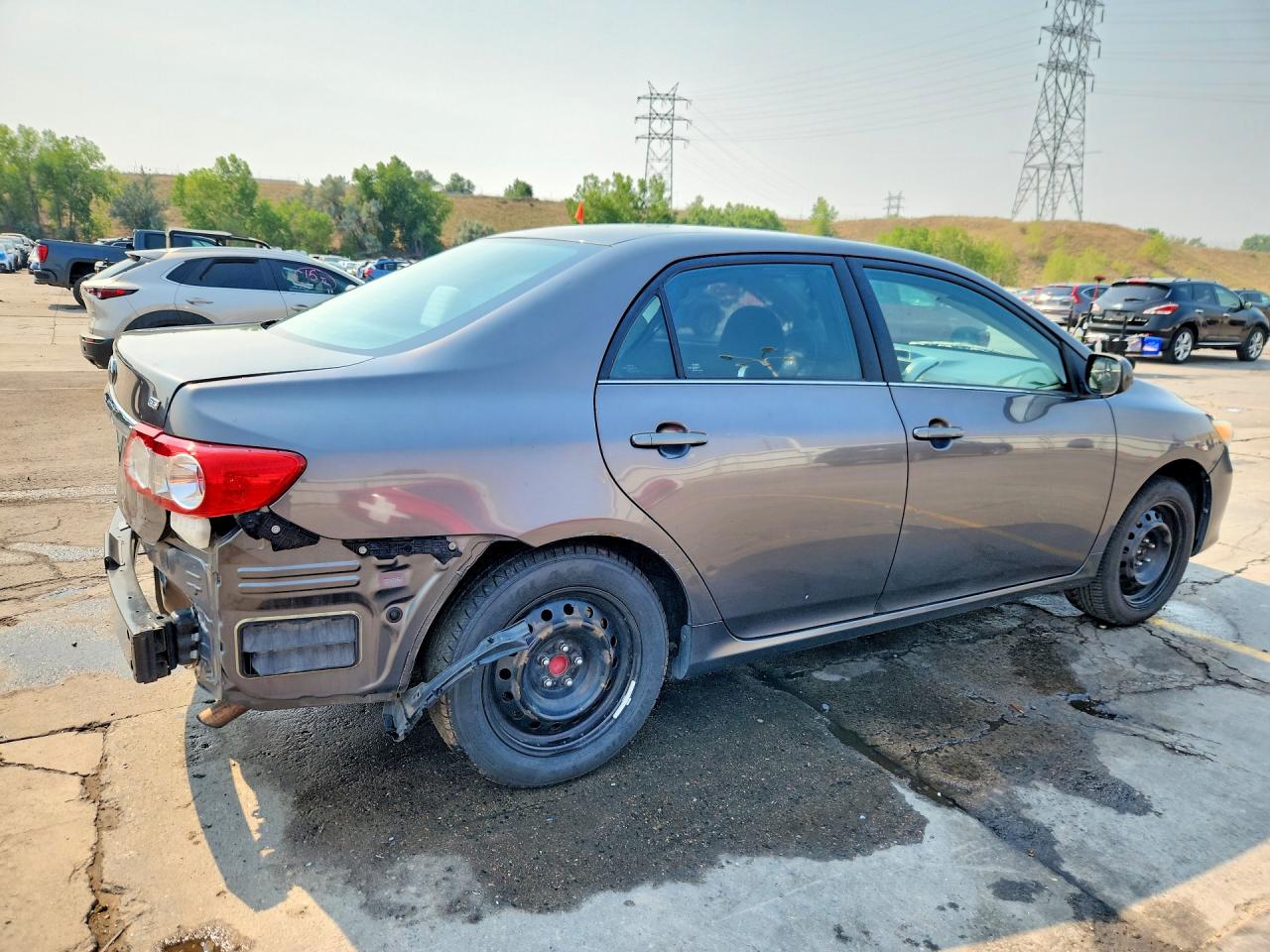 2013 Toyota Corolla Le Серый vin: 5YFBU4EE2DP110987