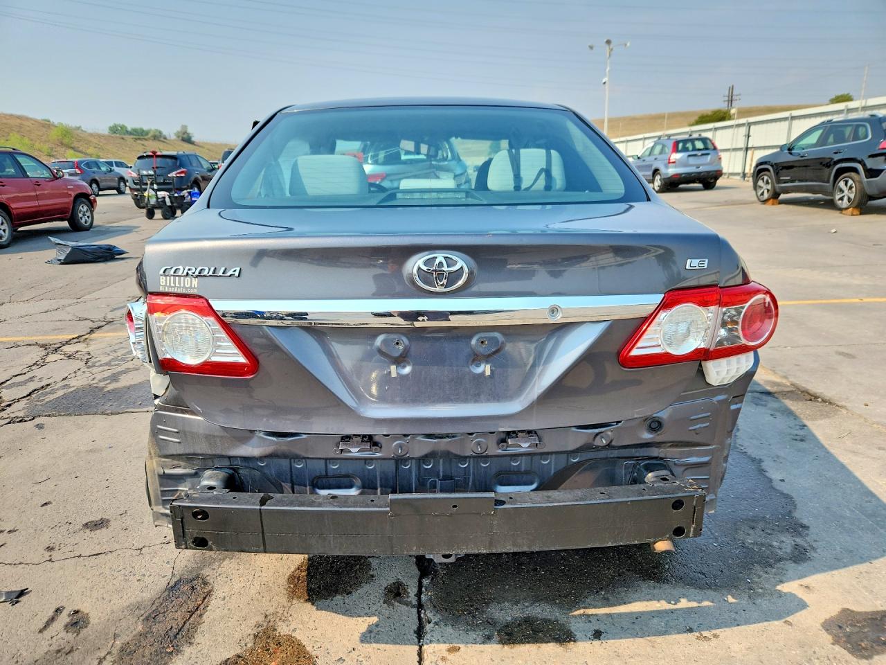 2013 Toyota Corolla Le Серый vin: 5YFBU4EE2DP110987